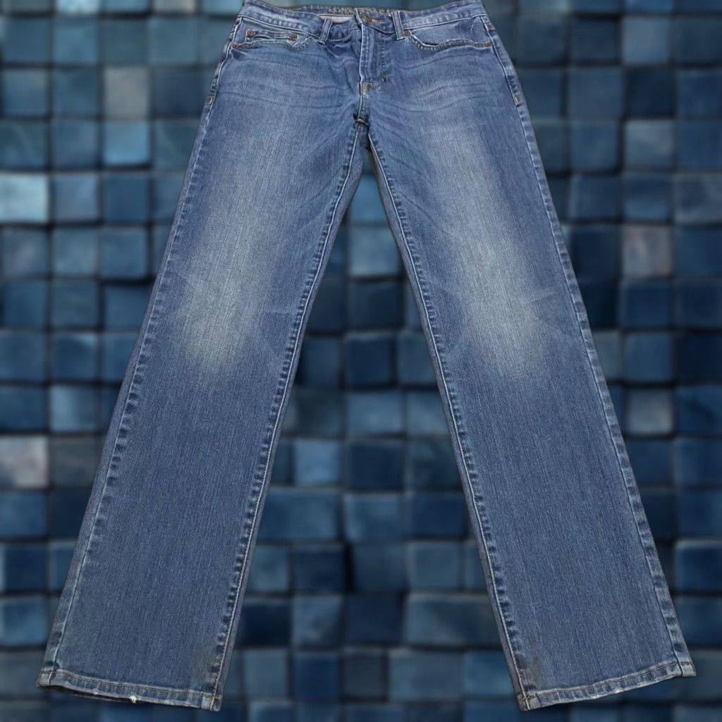 American Eagle Outfitters American Eagle Outfitters Jeans 29x32 Blue Denim Medium Wash Slim Straight Low Rise Men 5-Pocket Design Size US 29 - 1 Thumbnail
