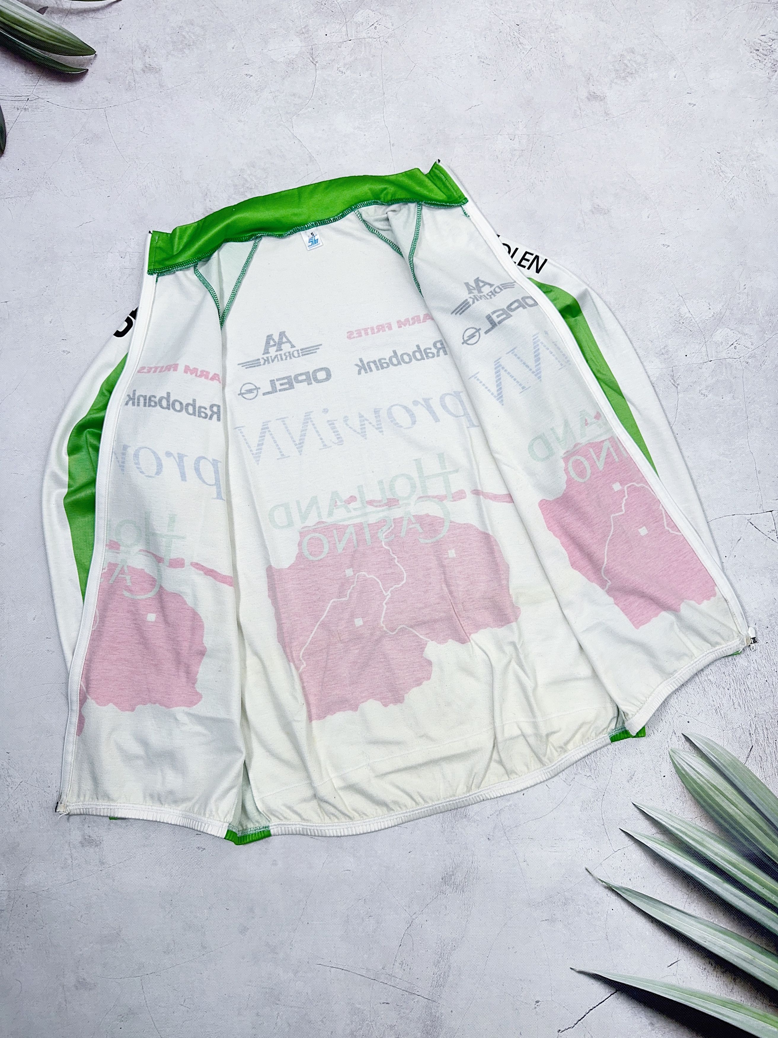 Vintage Vintage Rabobank Holland Casino Warm Cycling Jersey Opel Size US L / EU 52-54 / 3 - 6 Thumbnail
