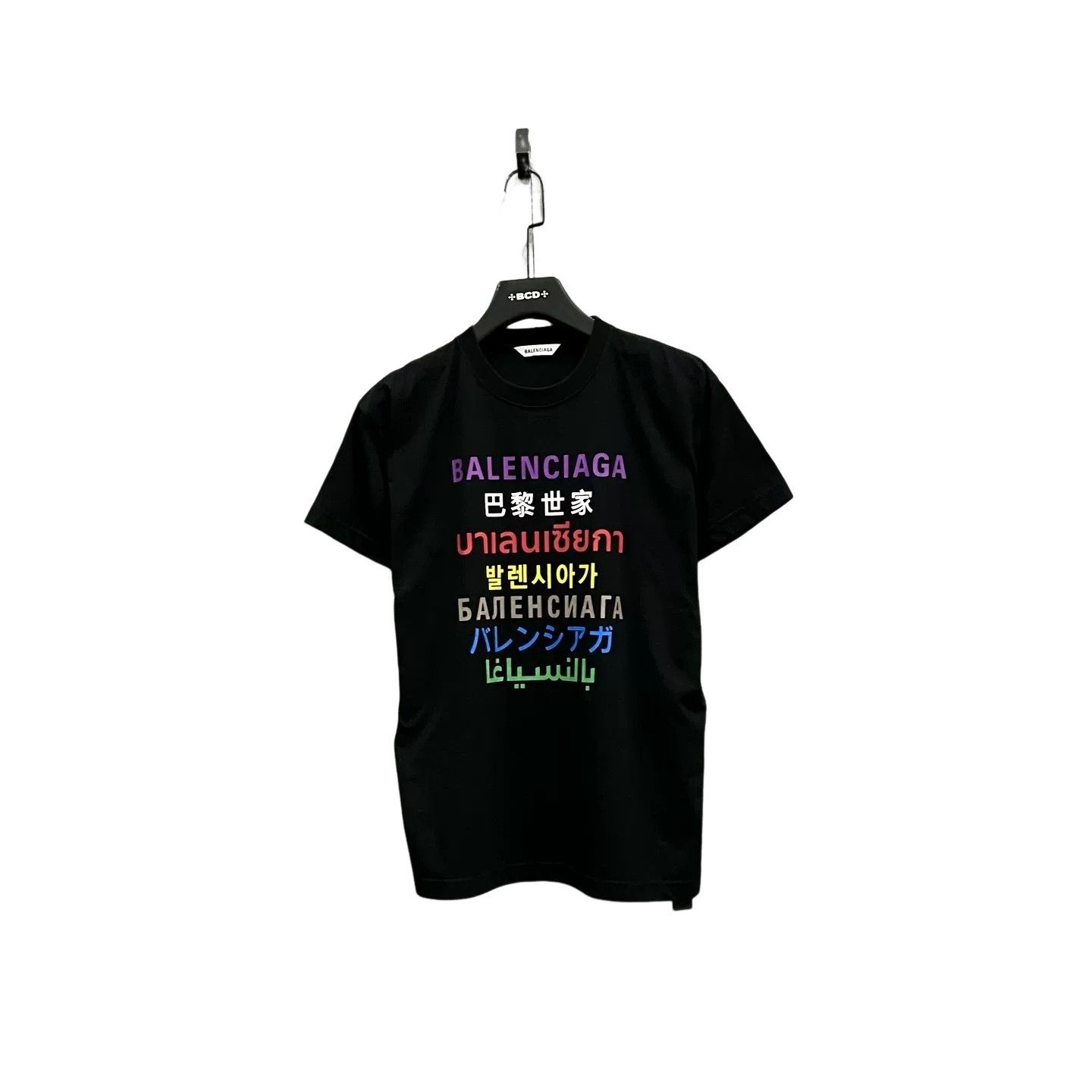 Balenciaga Balenciaga Multi-Language Logo T-Shirt XS Size US XS / EU 42 / 0 - 1 Thumbnail