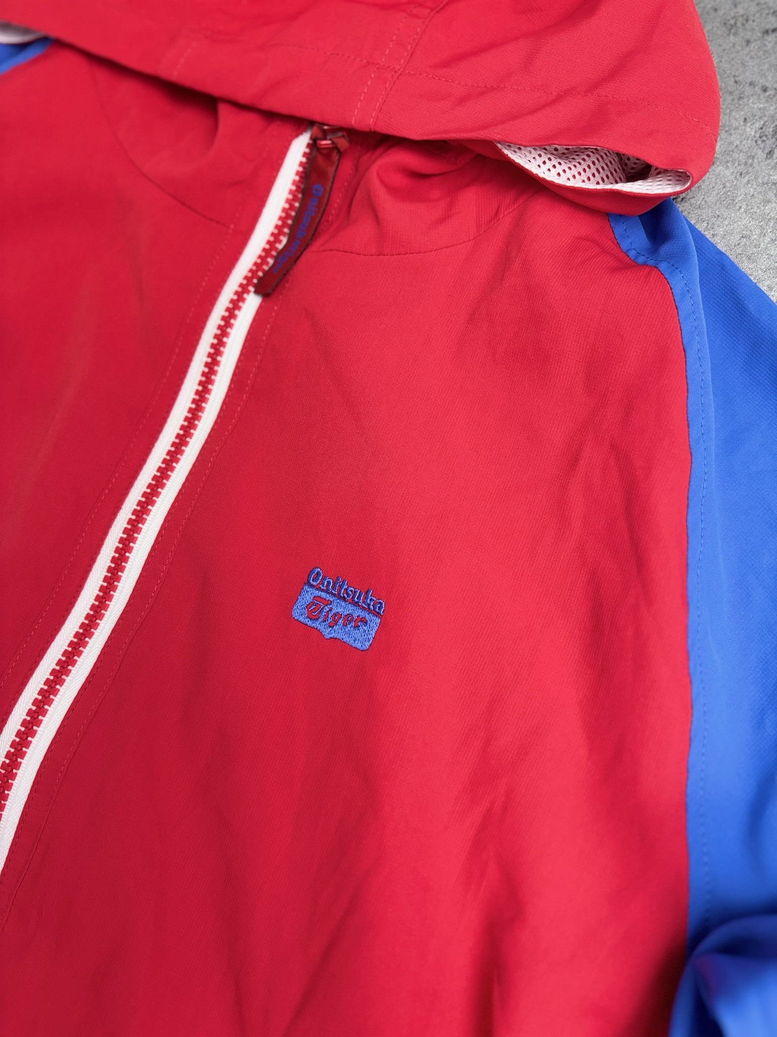 Onitsuka Tiger ONITSUKA TIGER Y2K HOODED WINDBREAKER JACKET RETRO Size US S / EU 44-46 / 1 - 2 Thumbnail