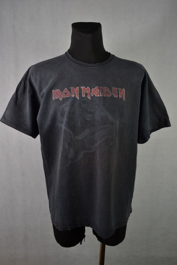 Band Tees × Iron Maiden × Vintage Vintage distressed Iron Maiden tee XXL Size US XXL / EU 58 / 5 - 1 Thumbnail