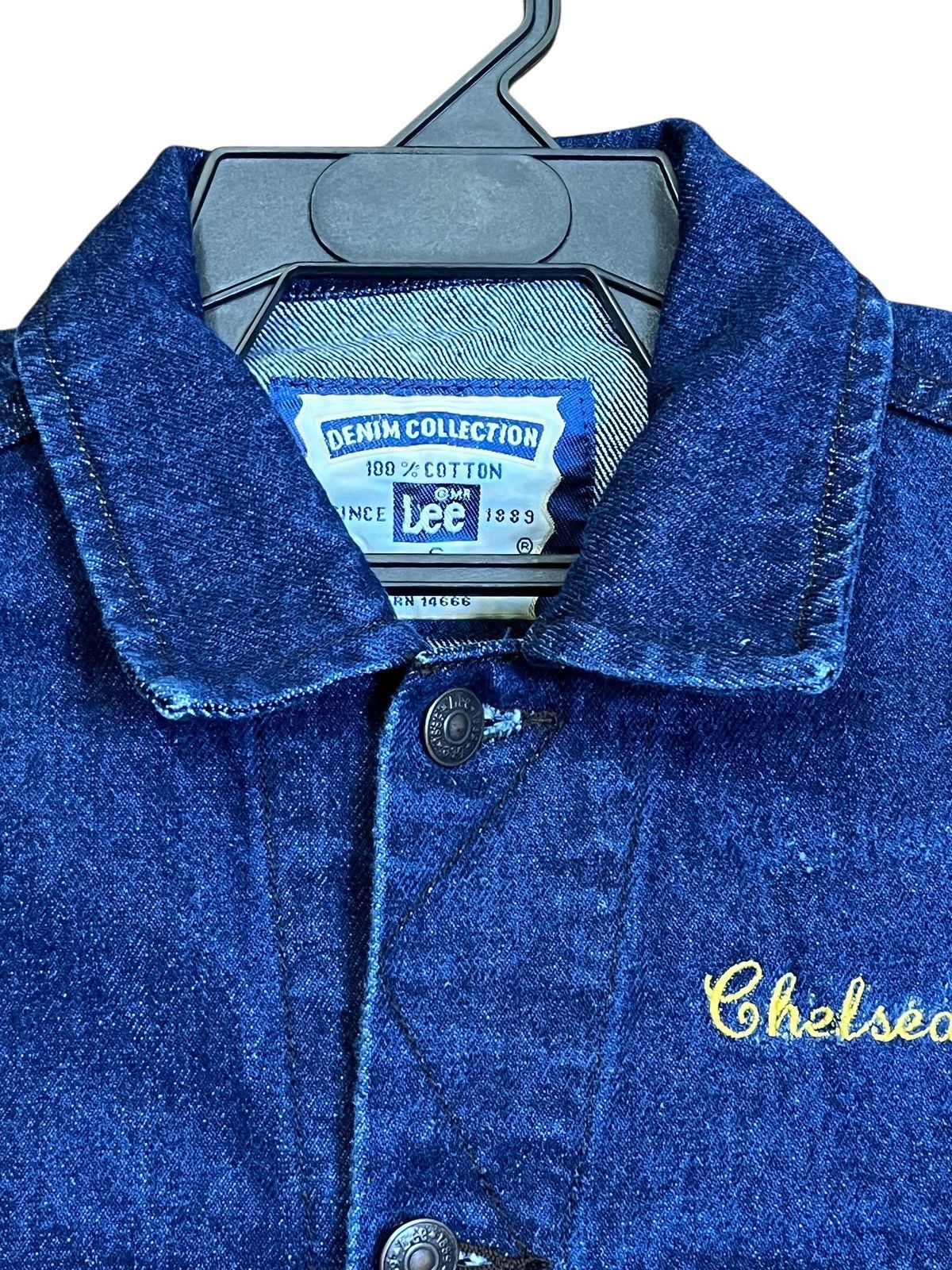 Lee Grail🔥Vintage 90s LEE wildcats Chelsea trucker denim jackets Size US S / EU 44-46 / 1 - 7 Thumbnail