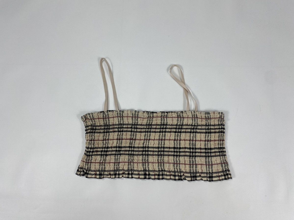 Burberry 🔥LASTDROP🔥 RARE Burberry Nova Check Beige Sport Crop Top Size S / US 4 / IT 40 - 8 Thumbnail