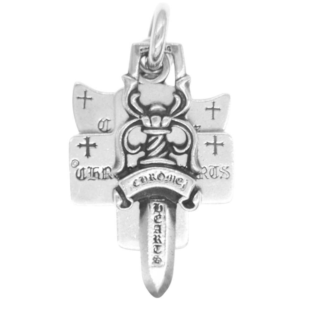 Chrome Hearts Chrome Hearts Three Linketts Pendant Top Silver | Grailed