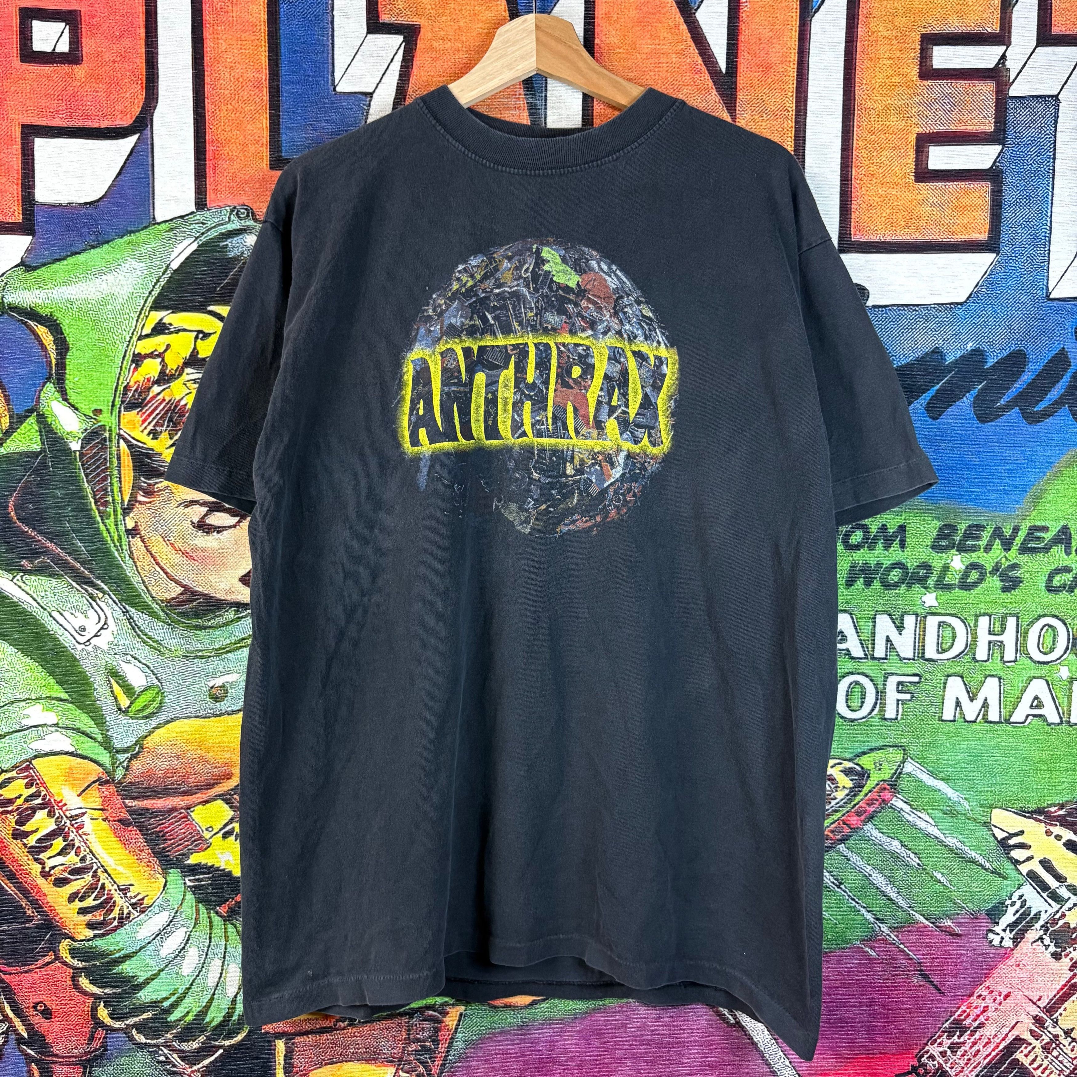 Vintage Vintage 1995 Anthrax Metal Tee Size XL Size US XL / EU 56 / 4 - 1 Thumbnail