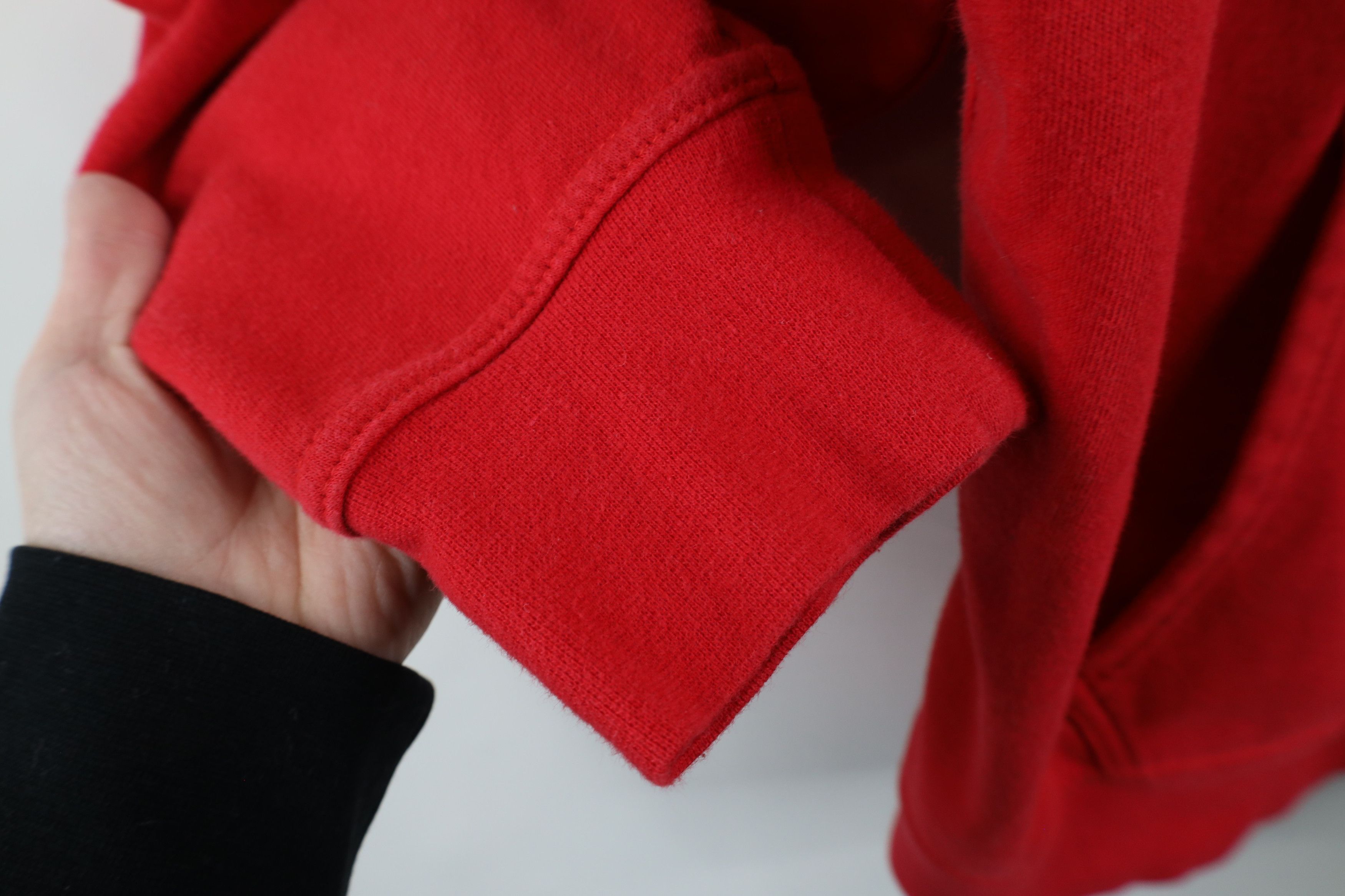 The North Face × Vintage Vintage The North Face Out Big Logo Hoodie Sweatshirt Red Size US L / EU 52-54 / 3 - 9 Thumbnail