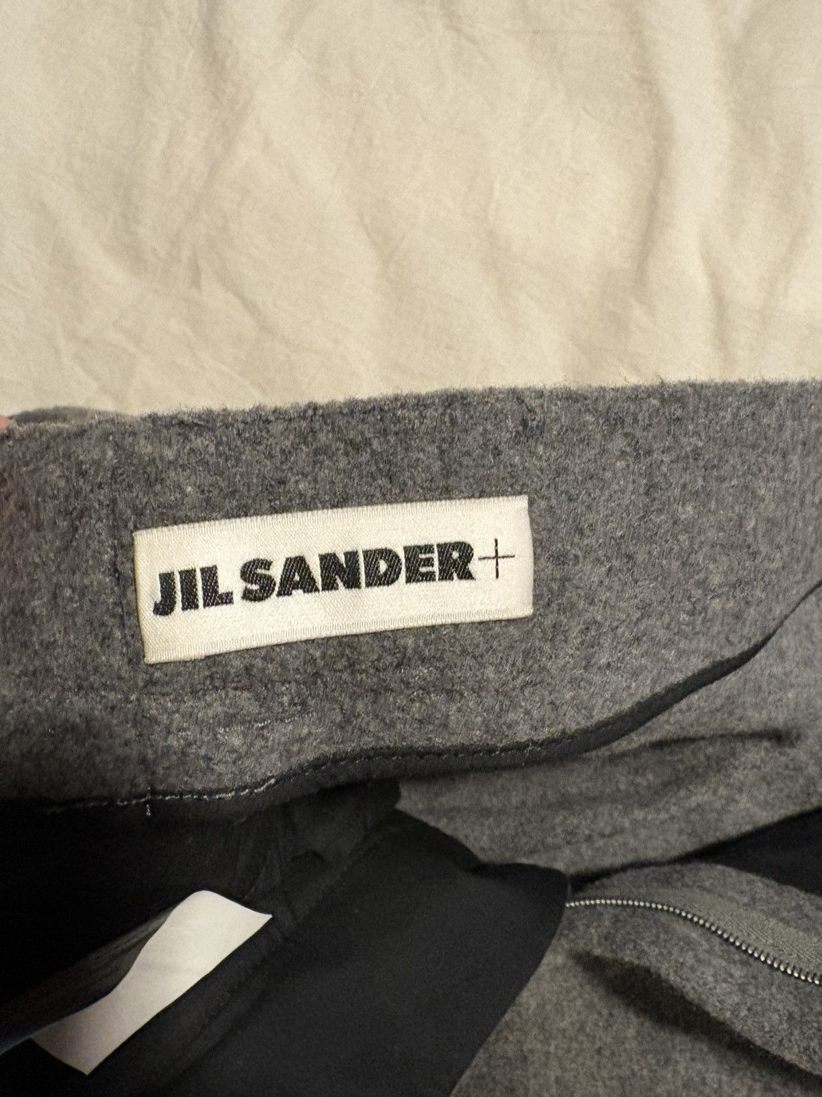 Jil Sander Jil Sander thick wool wide leg trousers. Size US 30 / EU 46 - 4 Thumbnail