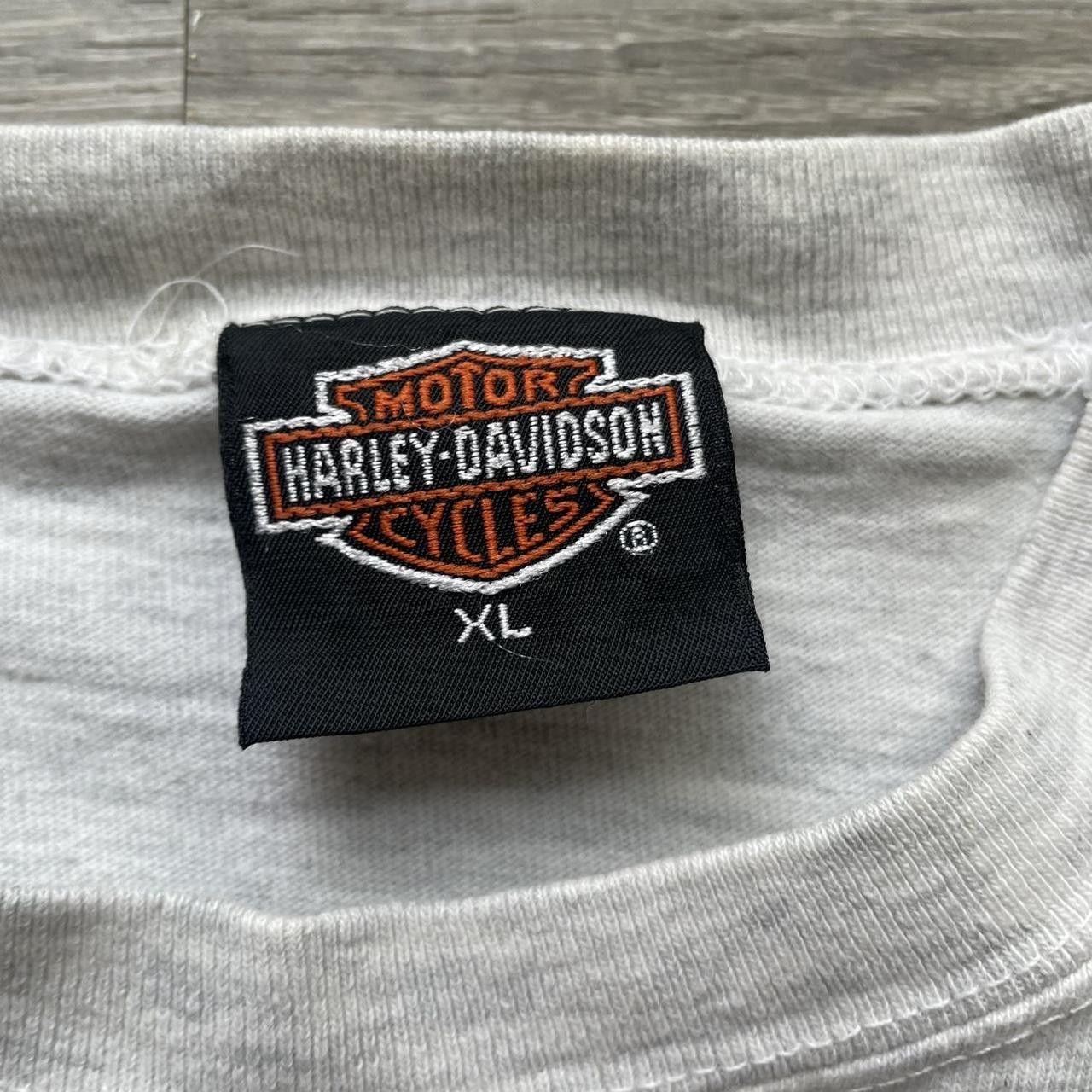 Harley Davidson × Vintage Vintage 90s Harley Davidson Classic White Single Stitch Tee Size US XL / EU 56 / 4 - 5 Thumbnail