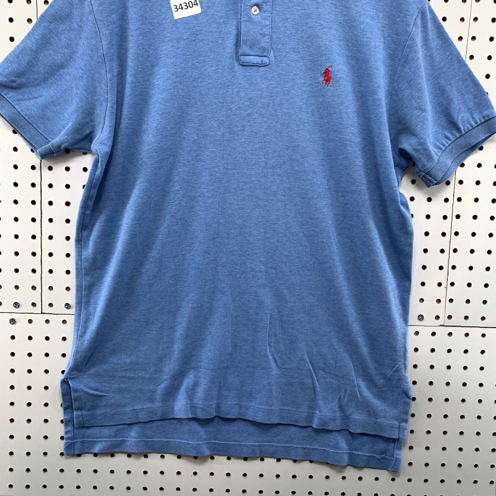 Polo Ralph Lauren VINTAGE Polo Ralph Lauren Shirt Mens M Blue Red Pony Polo Casual Preppy 90s Mens Clothing Size US M / EU 48-50 / 2 - 6 Thumbnail