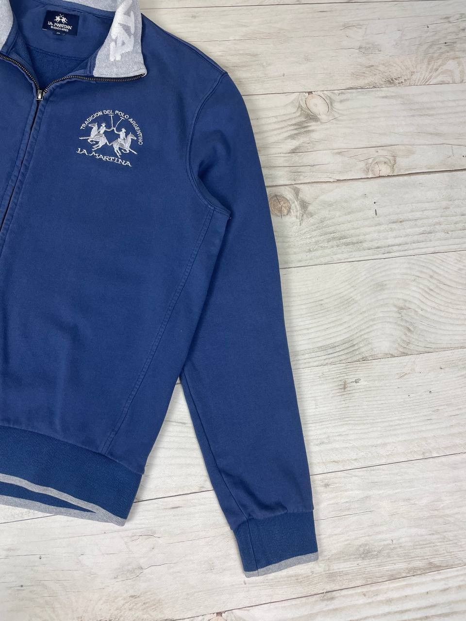 La Martina Vintage La Martina Full Zip Sweatshirt Big Logo Y2K Size US XL / EU 56 / 4 - 5 Thumbnail
