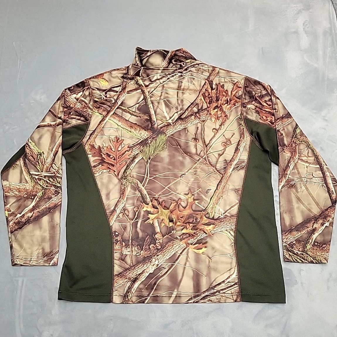 Vintage VINTAGE Huntworth Jacket Mens XL Brown Oak Tree EVO Camo Performance 1/4 Zip Hunting Size US XL / EU 56 / 4 - 7 Thumbnail