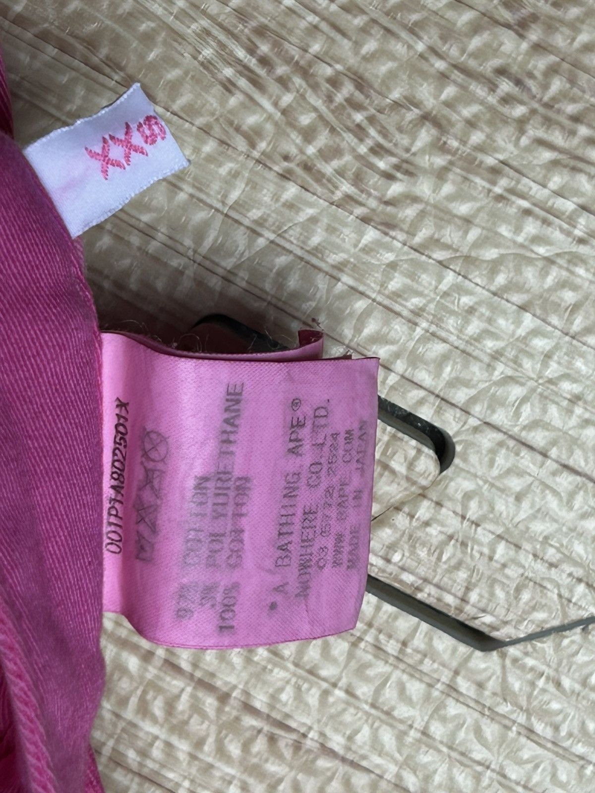 Bape Rare og Bape pink jeans ape head xxs Size 22" - 5 Thumbnail