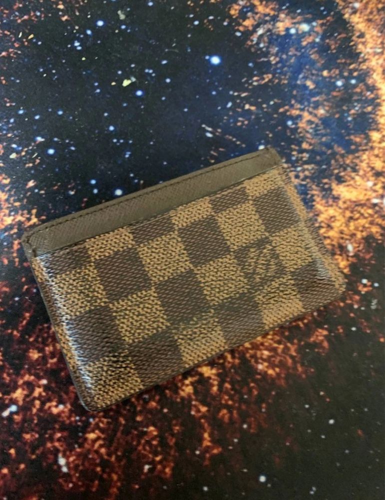Louis Vuitton Louis Vuitton Leather Damier 2015 Card Holder Wallet Size ONE SIZE - 3 Thumbnail