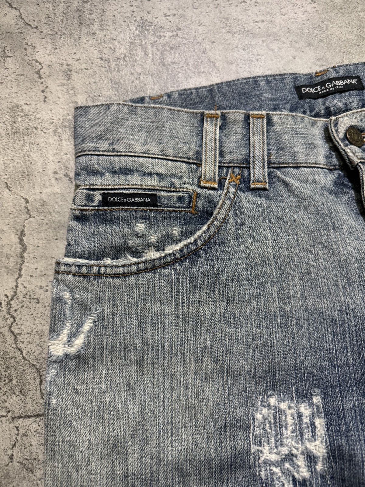 Dolce & Gabbana Dolce & Gabbana Distressed bootcut jeans Size US 33 - 6 Thumbnail