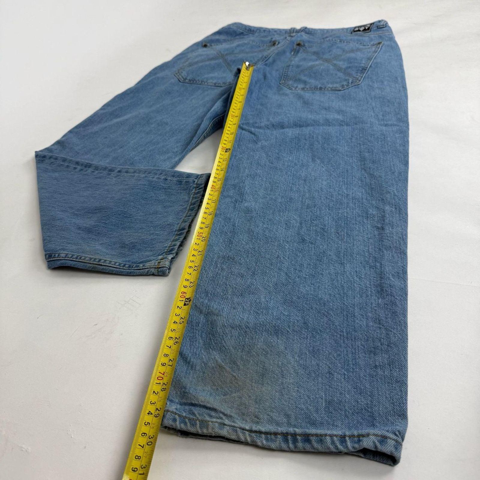 Ecko Unltd. × JNCO × Vintage Vintage y2k stonewash archive baggy wide leg skater jeans Size US 36 / EU 52 - 3 Thumbnail