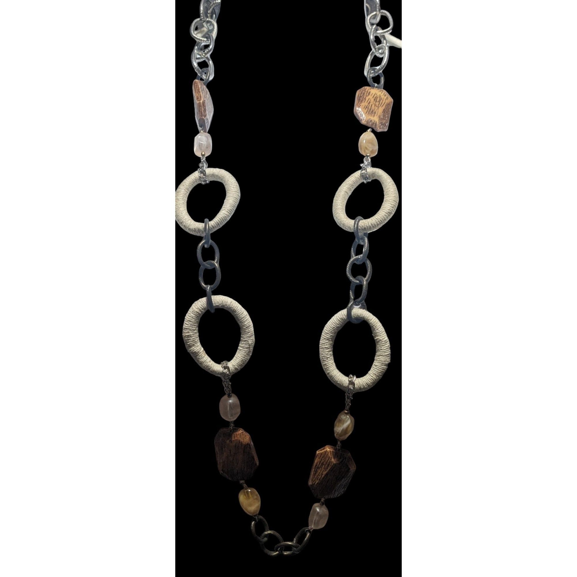 Chicos Chico's Earthy Bohemian Statement Necklace Size ONE SIZE - 3 Thumbnail