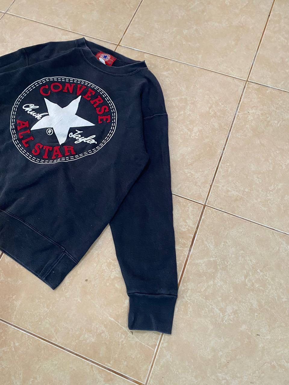 Converse × Vintage Vintage 80s Converse Boston Big Logo Sweatshirt Size US M / EU 48-50 / 2 - 2 Thumbnail