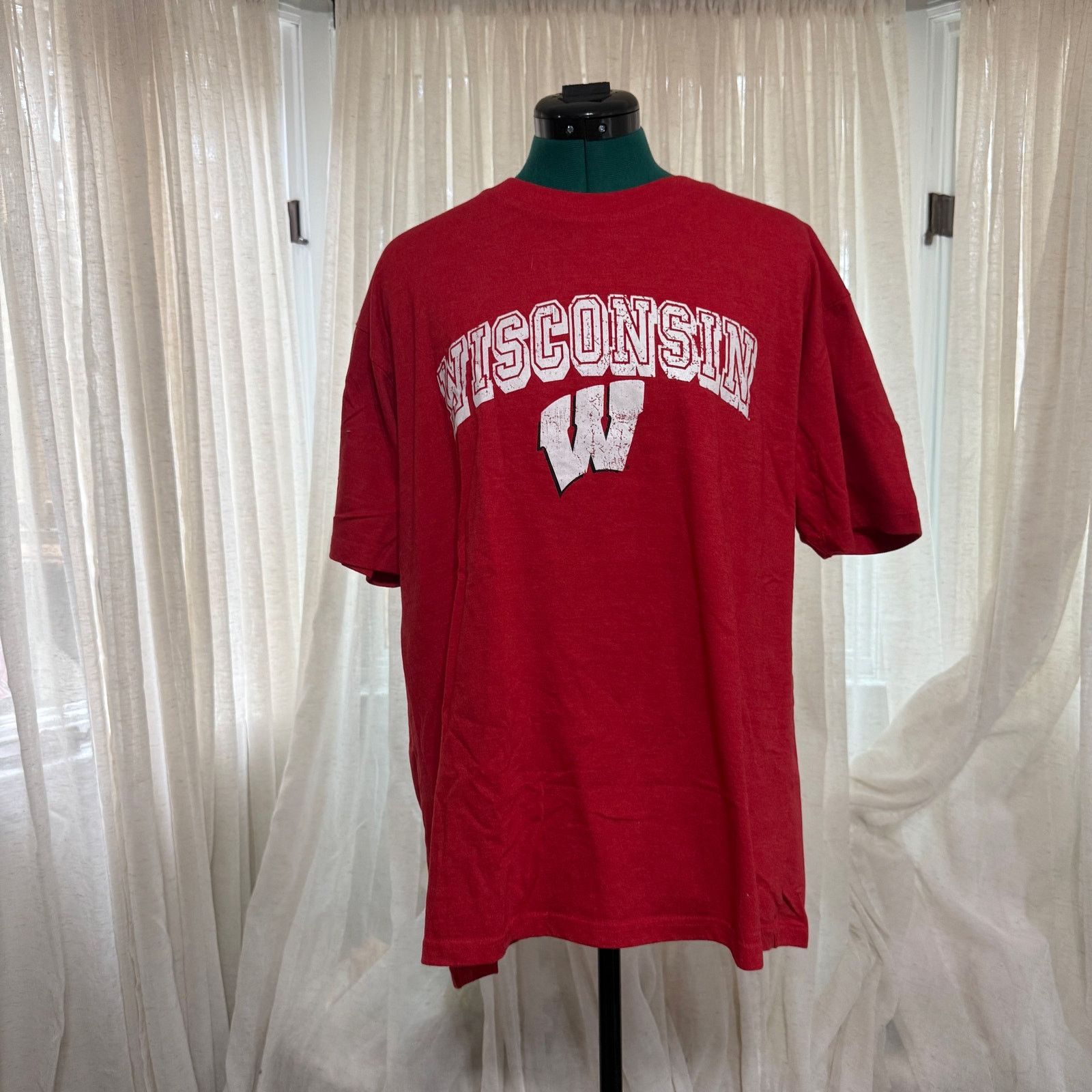 Pro Edge Pro Edge Wisconsin Graphic T-Shirt | Red | Sz L Size US L / EU 52-54 / 3 - 2 Thumbnail