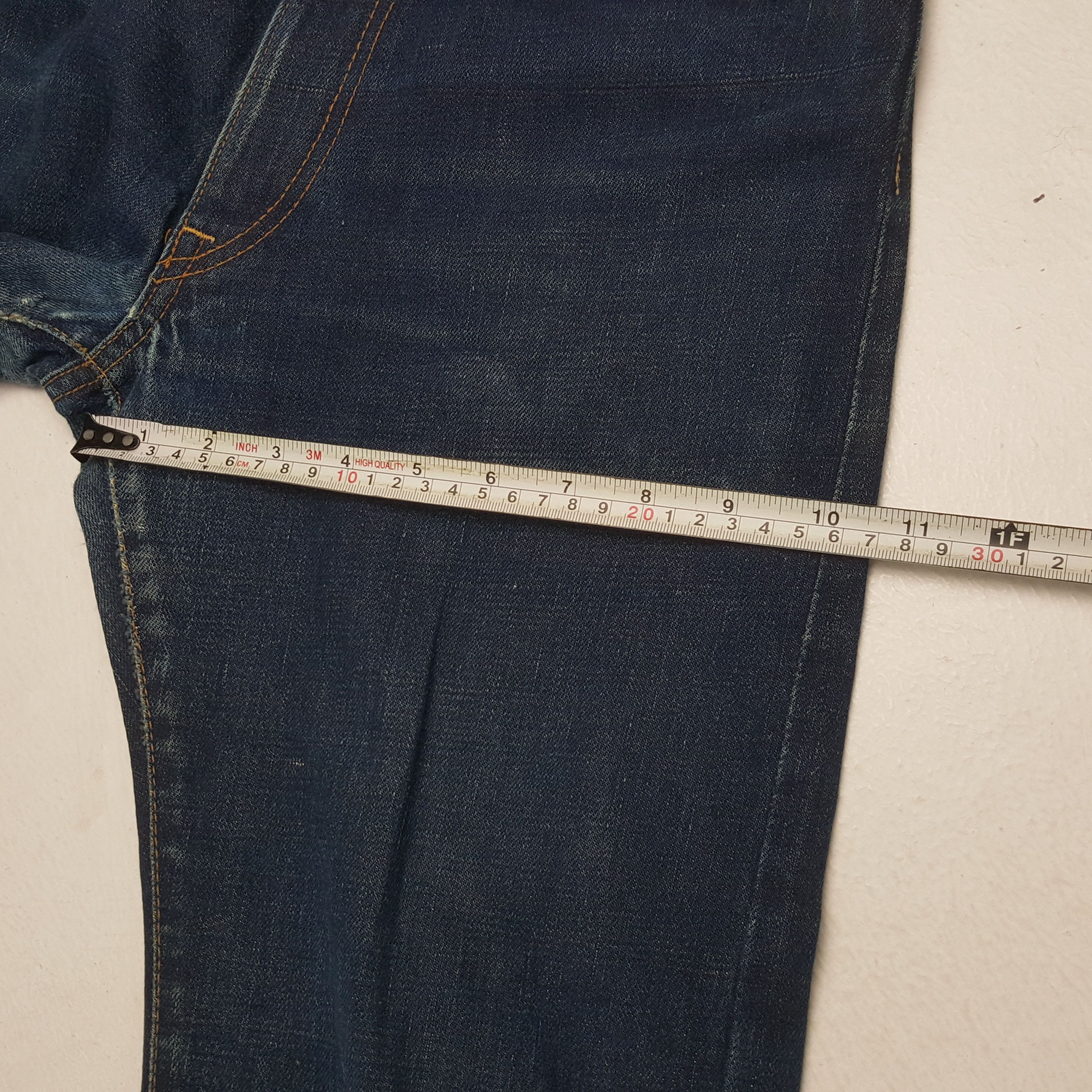 Hysteric Glamour HYSTERIC GLAMOUR Selvedge Japanese Brand Custom Art Jeans Size US 29 - 9 Thumbnail