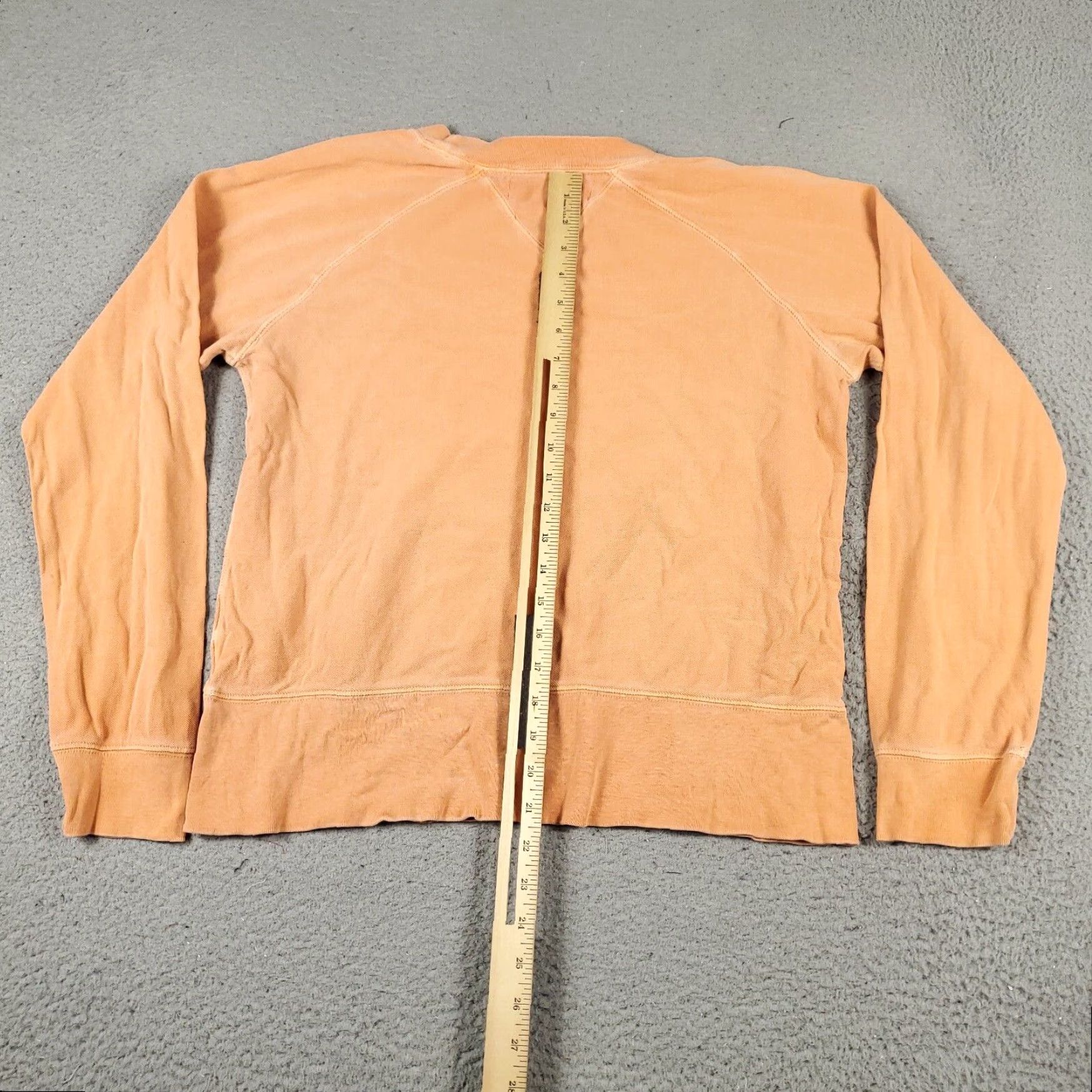 Tommy Hilfiger Tommy Hilfiger Sweater Womens Small Orange Short Sleeve Pullover Crew Neck Cotton Size S / US 4 / IT 40 - 5 Thumbnail