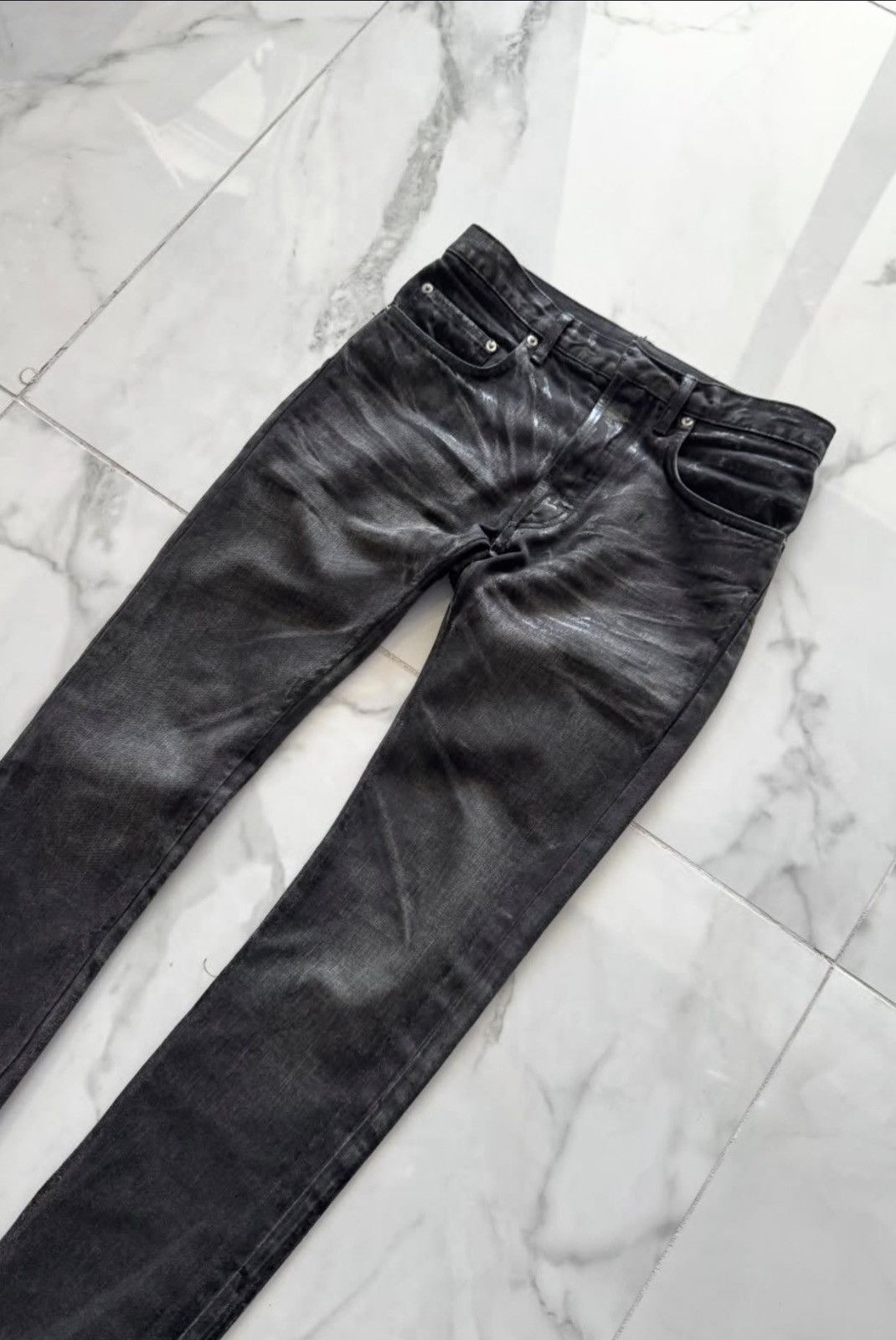 Dior Aw04 Dior homme Luster denim Size US 27 - 4 Thumbnail