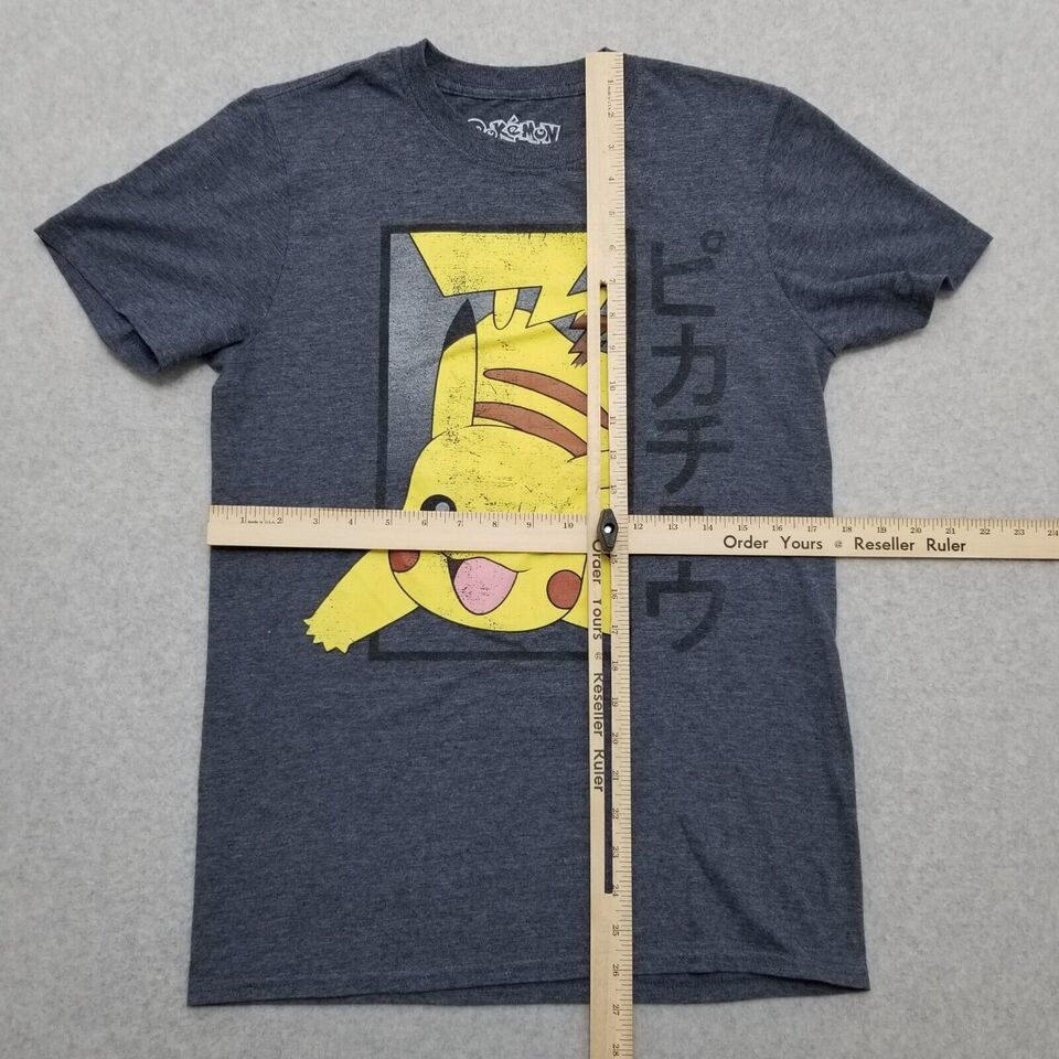 Pokemon Pokemon Shirt Mens Small Gray Short Sleeve Size US S / EU 44-46 / 1 - 5 Thumbnail