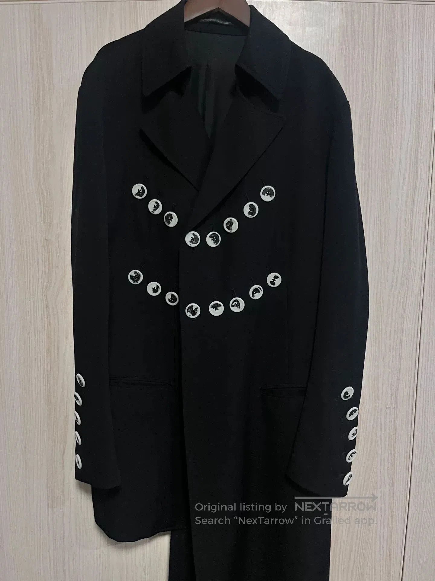 Yohji Yamamoto Yohji Yamamoto Asymmetrical Coat for Men. Size US M / EU 48-50 / 2 - 2 Thumbnail