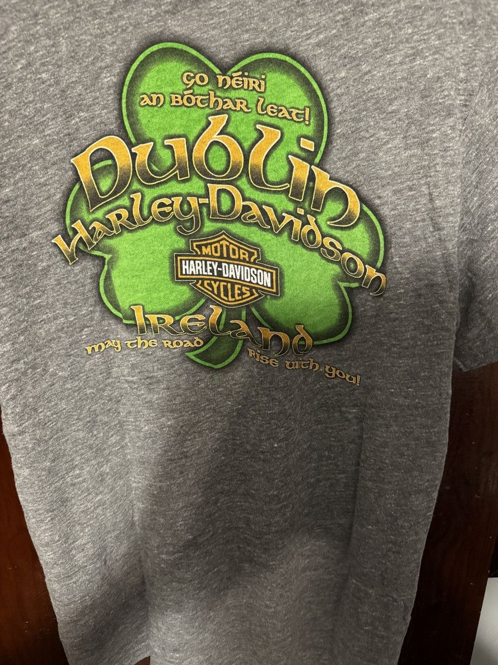 Harley Davidson Harley-Davidson Vintage T-Shirt Dublin Ireland Men Sz L Gray Size US L / EU 52-54 / 3 - 4 Thumbnail