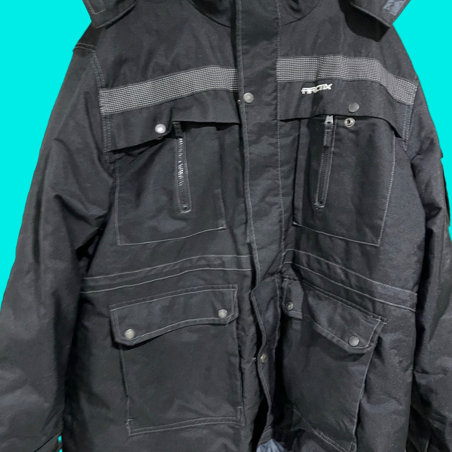 Vintage Arctix Men's Performance Tundra Jacket High Vis Black 3XL Coat Parka Mens Regular Size 3XL Jacket Size US XXL / EU 58 / 5 - 1 Thumbnail