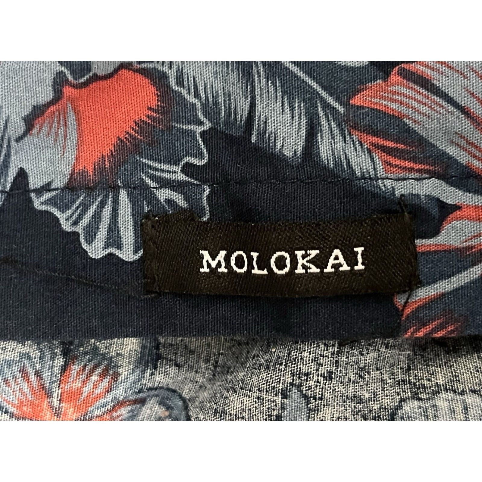 CO MOLOKAI SURF CO Hawaiian Shirt Short Sleeve BLUE Men’s 2XL Shirt Mens Button-Up Hawaiian 2XL Blue Size US XXL / EU 58 / 5 - 5 Thumbnail