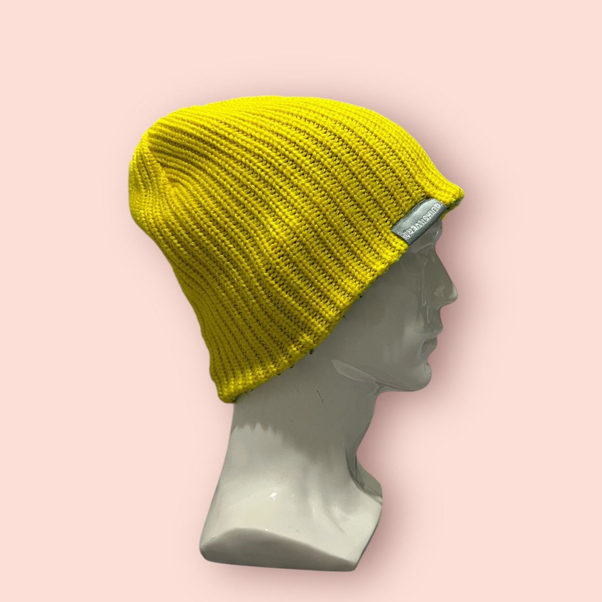 Quiksilver × Vintage VINTAGE QUIKSILVER DOUBLE LAYER STRIPED KNITTED BEANIE Size ONE SIZE - 13 Thumbnail