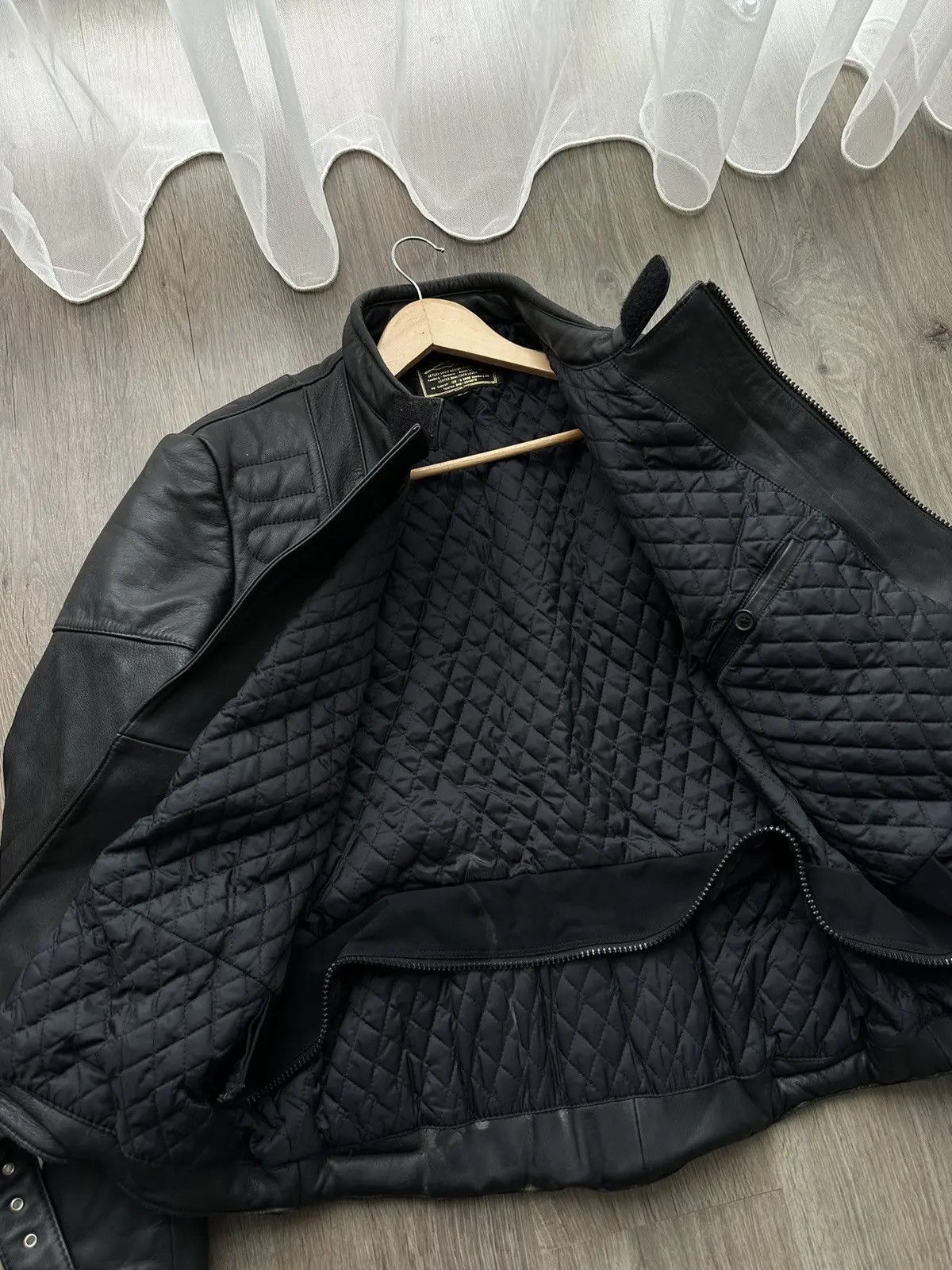 Louis W. × Lui's × Vintage Vintage LOUIS Black International Biker Motorcycle Jacket Size US M / EU 48-50 / 2 - 12 Thumbnail