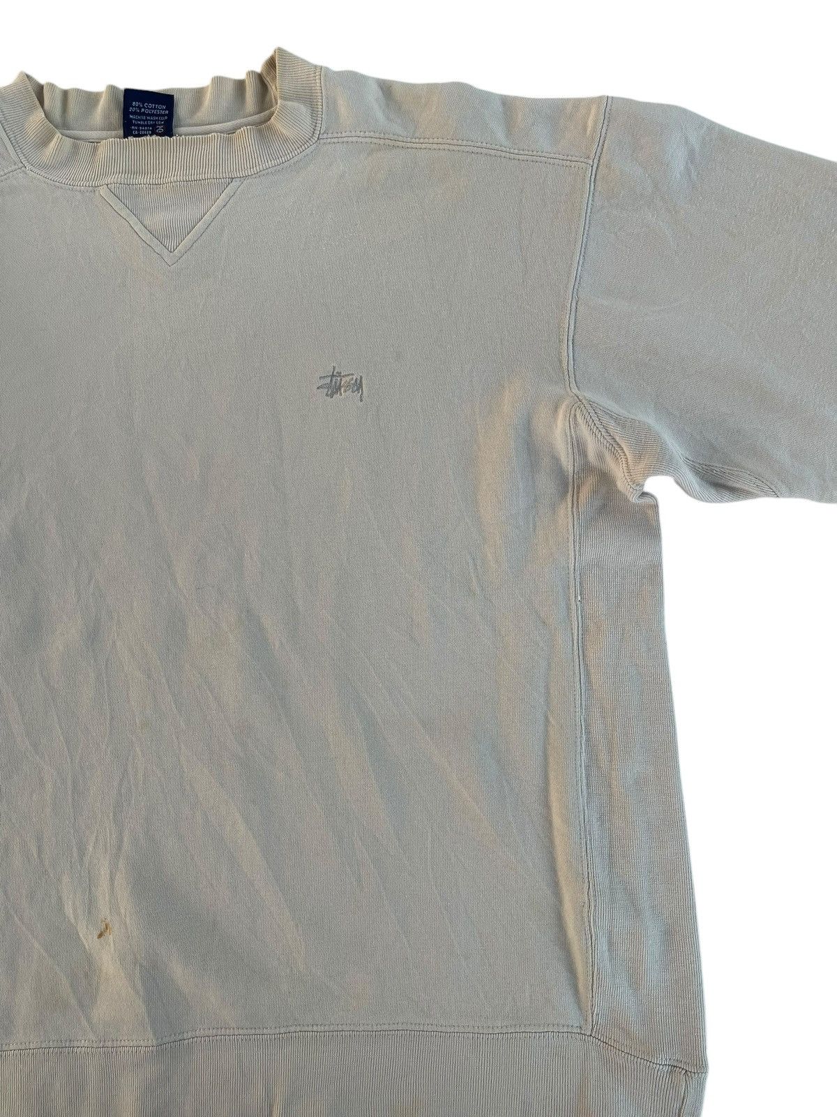 Stussy Thrashed Vintage 90's Stussy Embroidered Small Logo Size US M / EU 48-50 / 2 - 2 Thumbnail