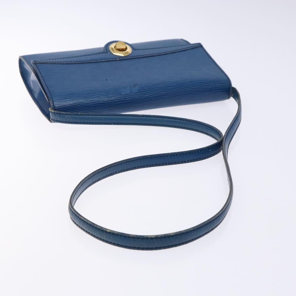 Louis Vuitton LOUIS VUITTON Epi Pochette Arche Shoulder Bag Blue M52575 Size ONE SIZE - 7 Thumbnail