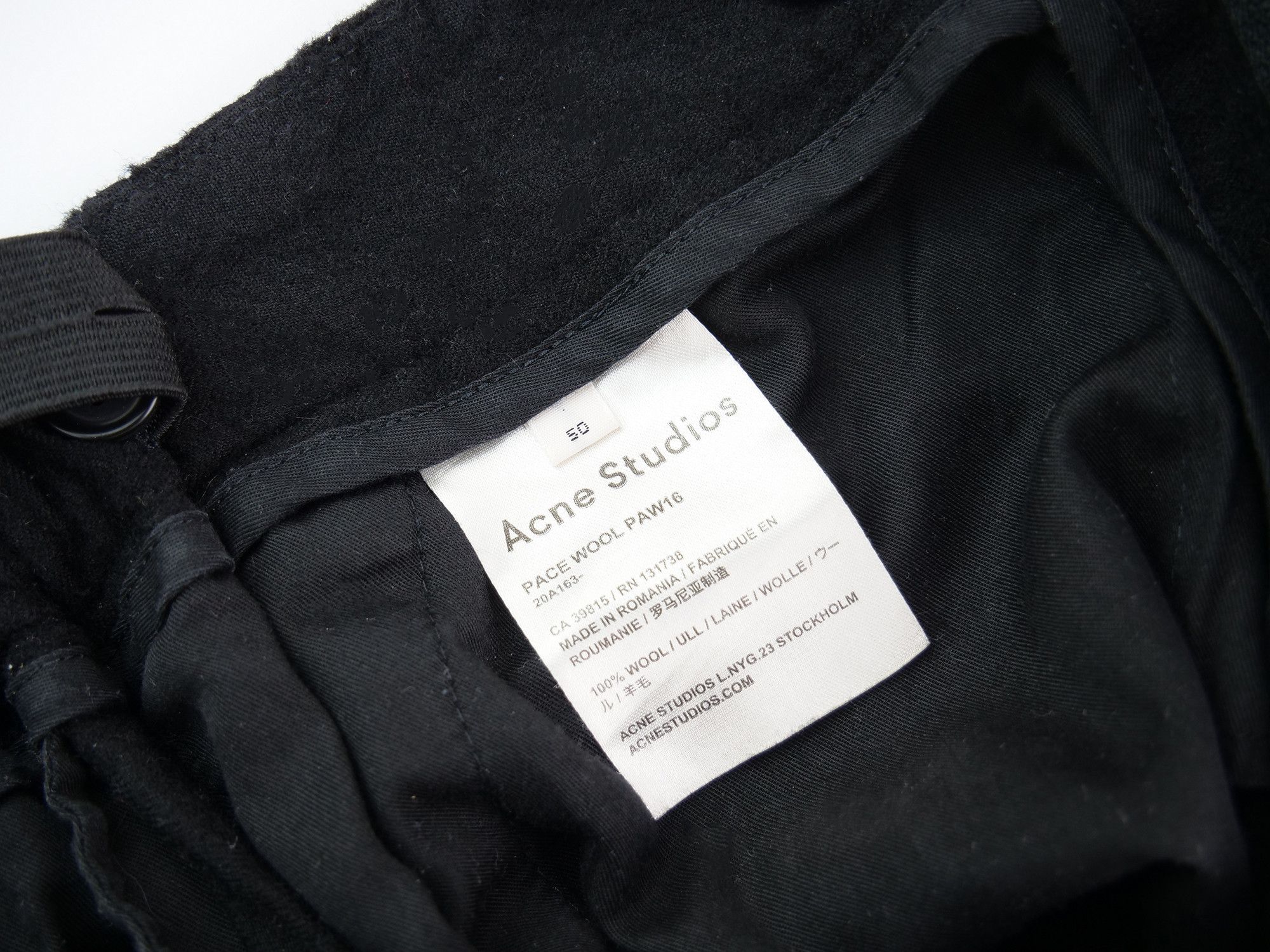 Acne Studios Acne Studios Pace Wool PAW16 pants Size US 32 / EU 48 - 4 Thumbnail