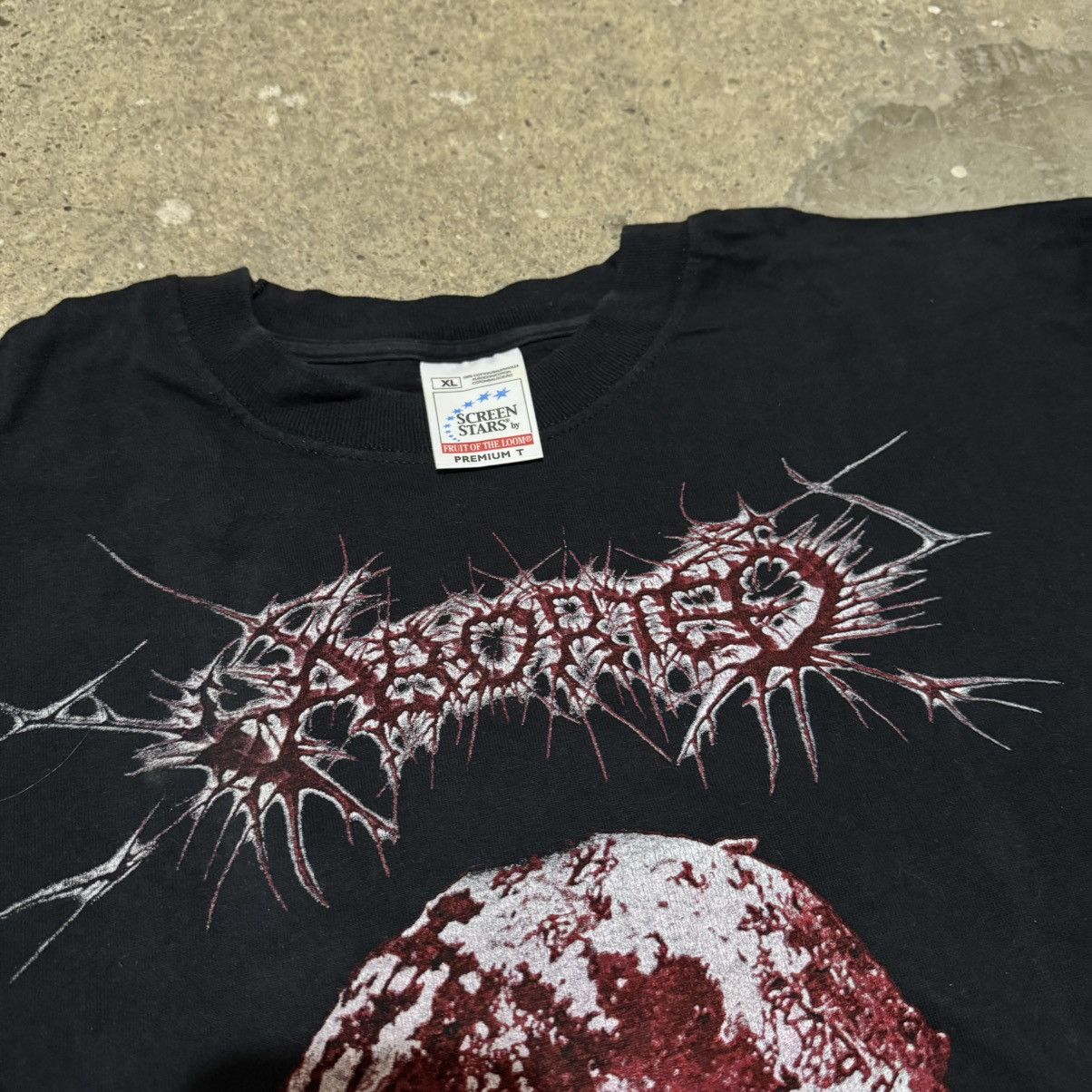 Band Tees × Vintage Vintage Aborted 90s „explicit gore is what i need“ t-shirt Size US XL / EU 56 / 4 - 5 Thumbnail