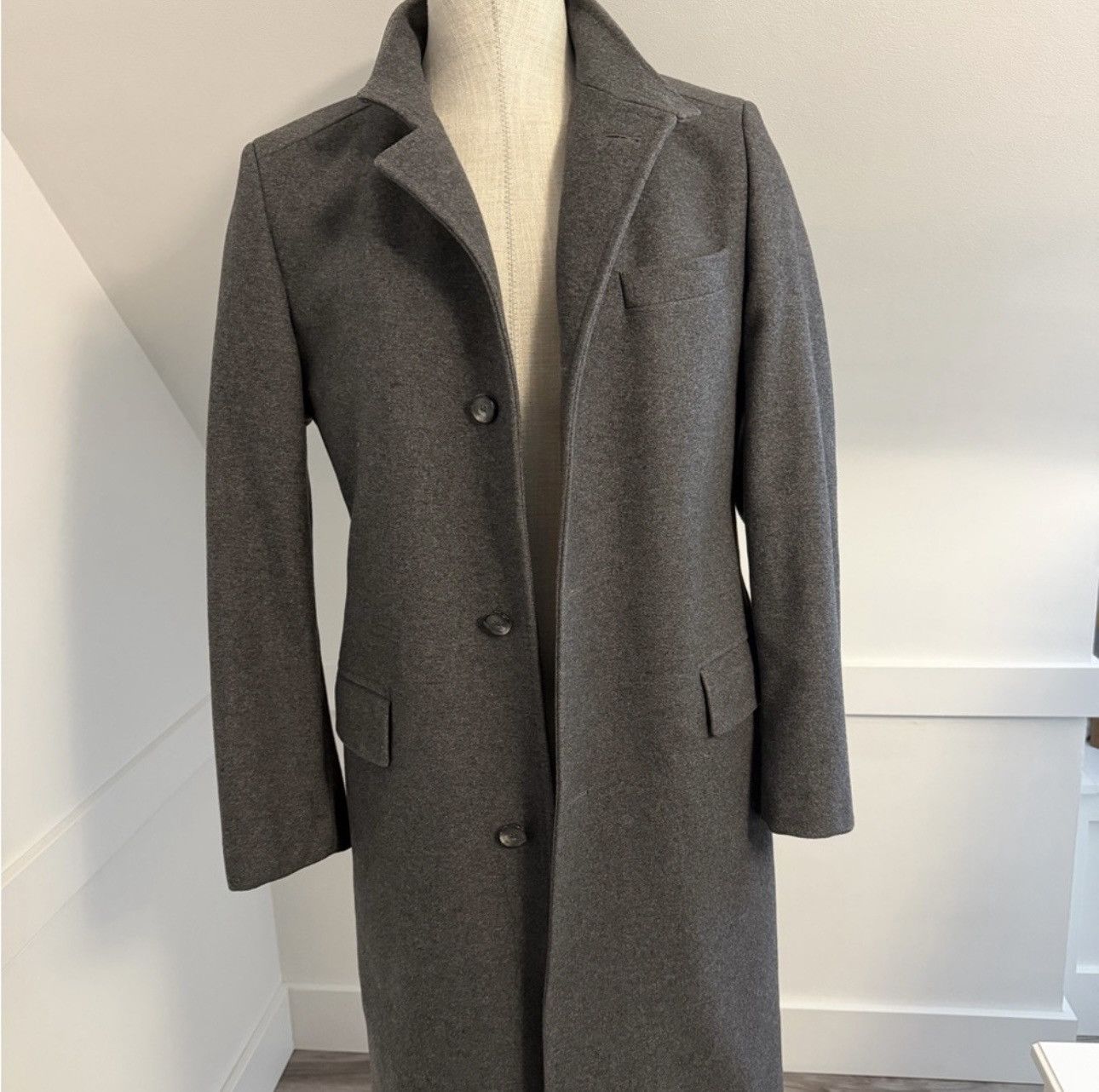 Boss Gray Trench Coat