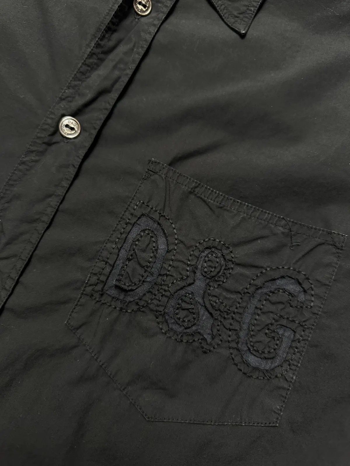 Dolce & Gabbana Vintage Dolce Gabbana shirt logo rare black rare Size US M / EU 48-50 / 2 - 4 Thumbnail