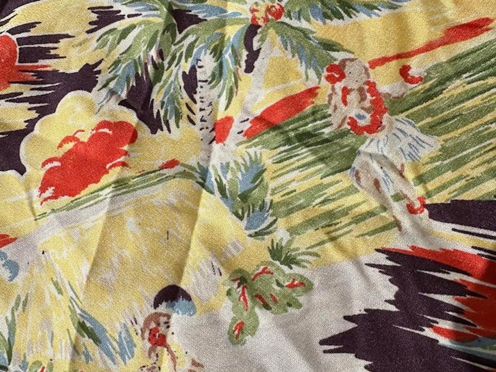 Kennington Ltd. Vintage Kennington Hawaiian Shirt XL Tiki Print Size US XL / EU 56 / 4 - 4 Thumbnail
