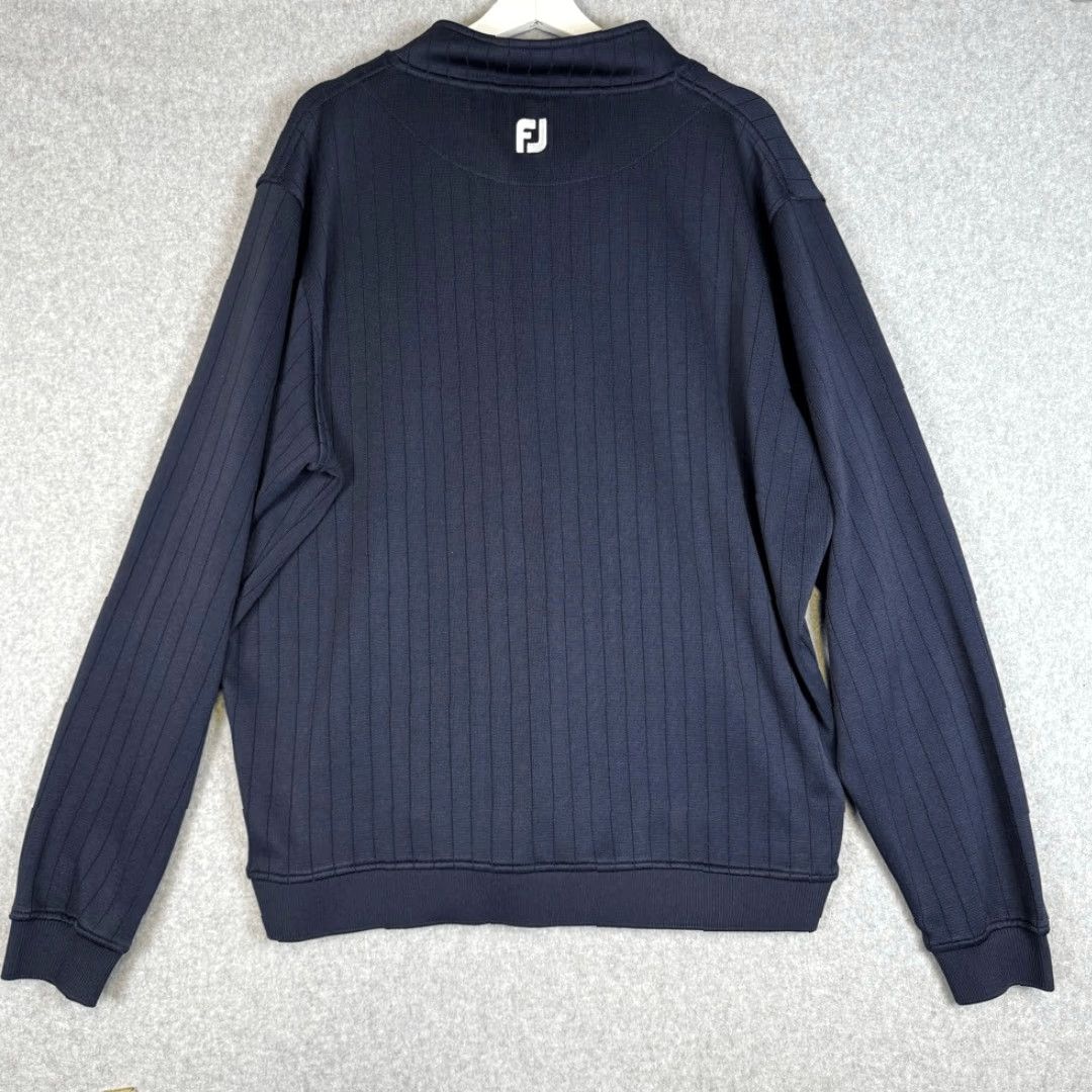 Footjoy FootJoy Mens XXL Quarter Zip Sweater Blue Country Club Ranch Shootout 2XL Pullover Mens Size US XXL / EU 58 / 5 - 5 Thumbnail