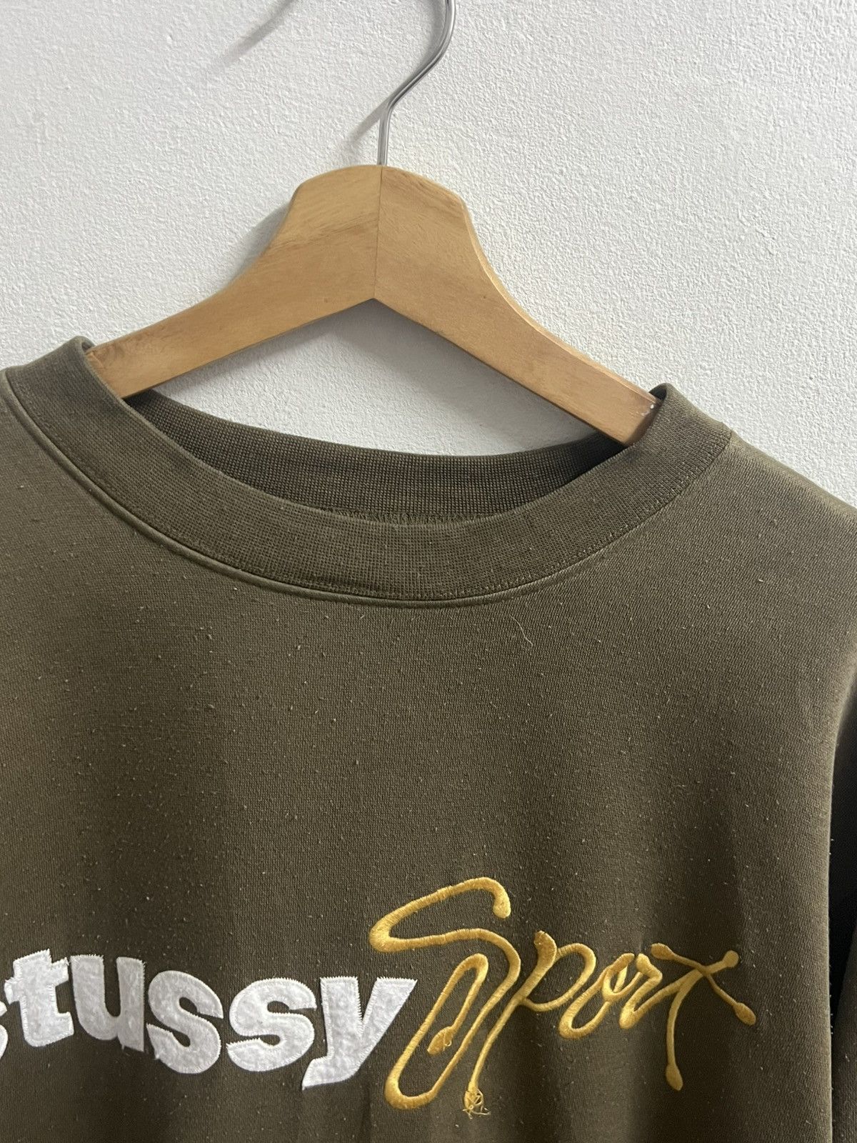 Stussy Stussy sport vintage 90s sweater mint green size Large Size US L / EU 52-54 / 3 - 4 Thumbnail
