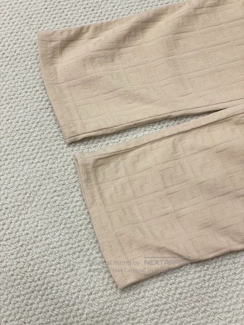 Fendi Fendi Beige Monogram Casual Pants Size 29" - 6 Thumbnail