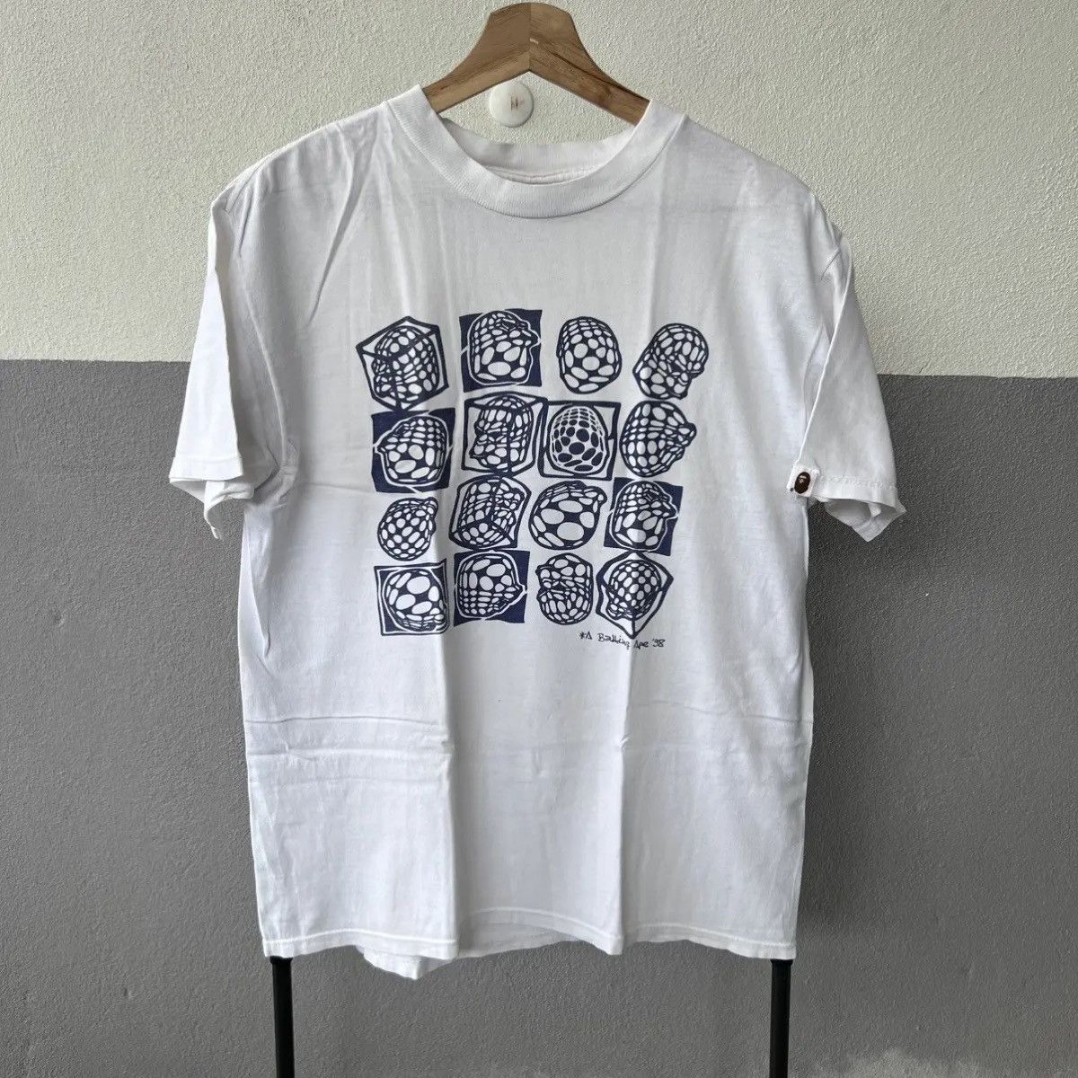 Bape Very Rare Vintage 90s Bape Prism Logo Oneita Tag Tee Size US M / EU 48-50 / 2 - 1 Thumbnail
