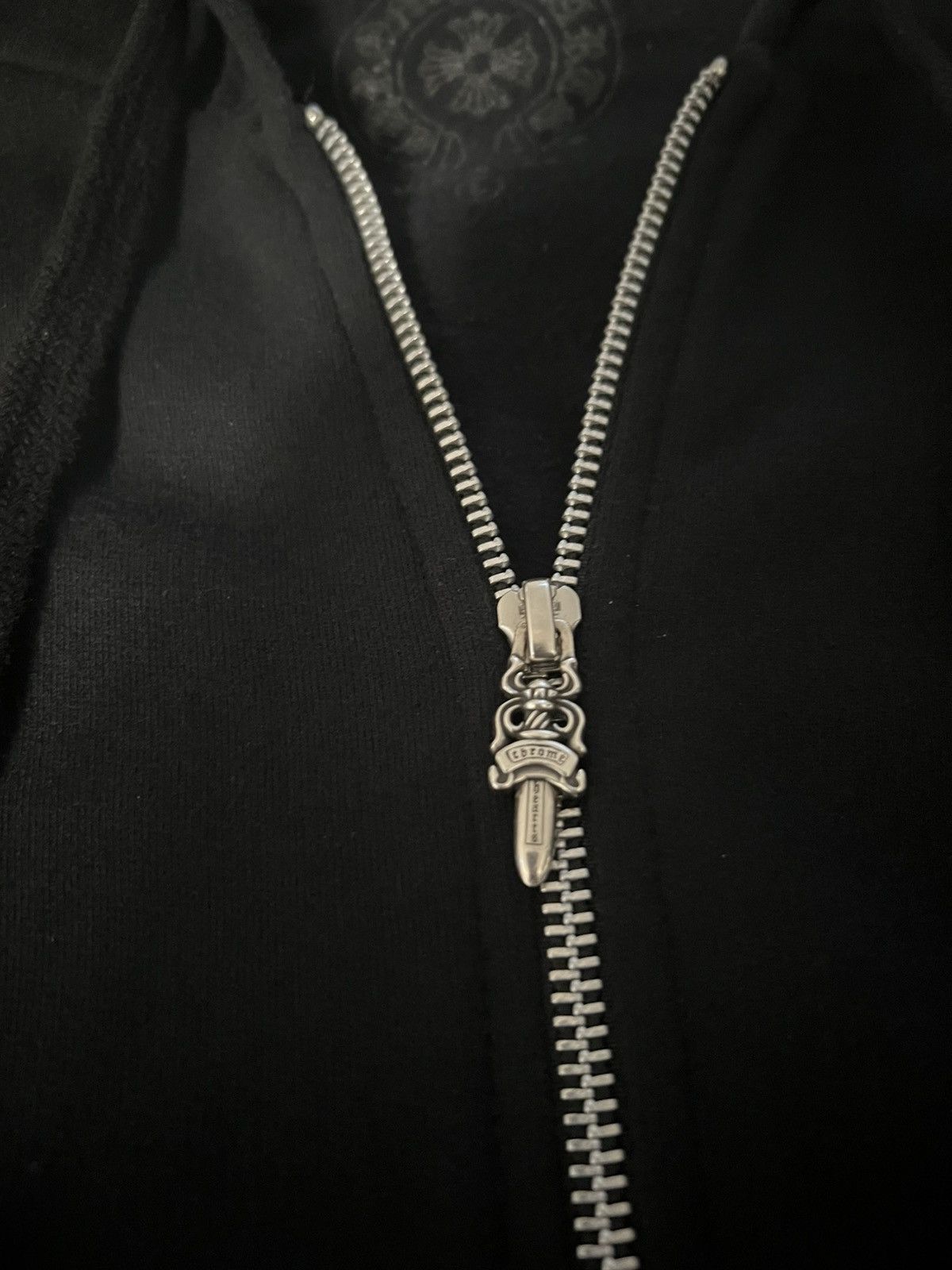 Chrome Hearts Chrome Hearts Vertical Logo Zip Up Size US L / EU 52-54 / 3 - 4 Thumbnail