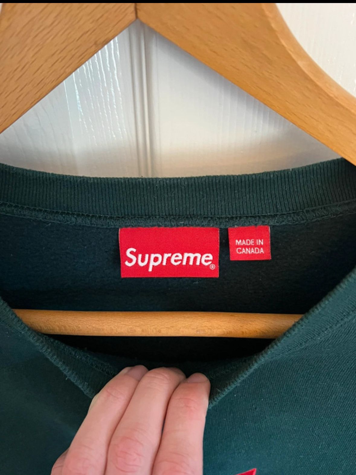 Supreme Box Logo Crewneck (FW22) Size US L / EU 52-54 / 3 - 1 Thumbnail