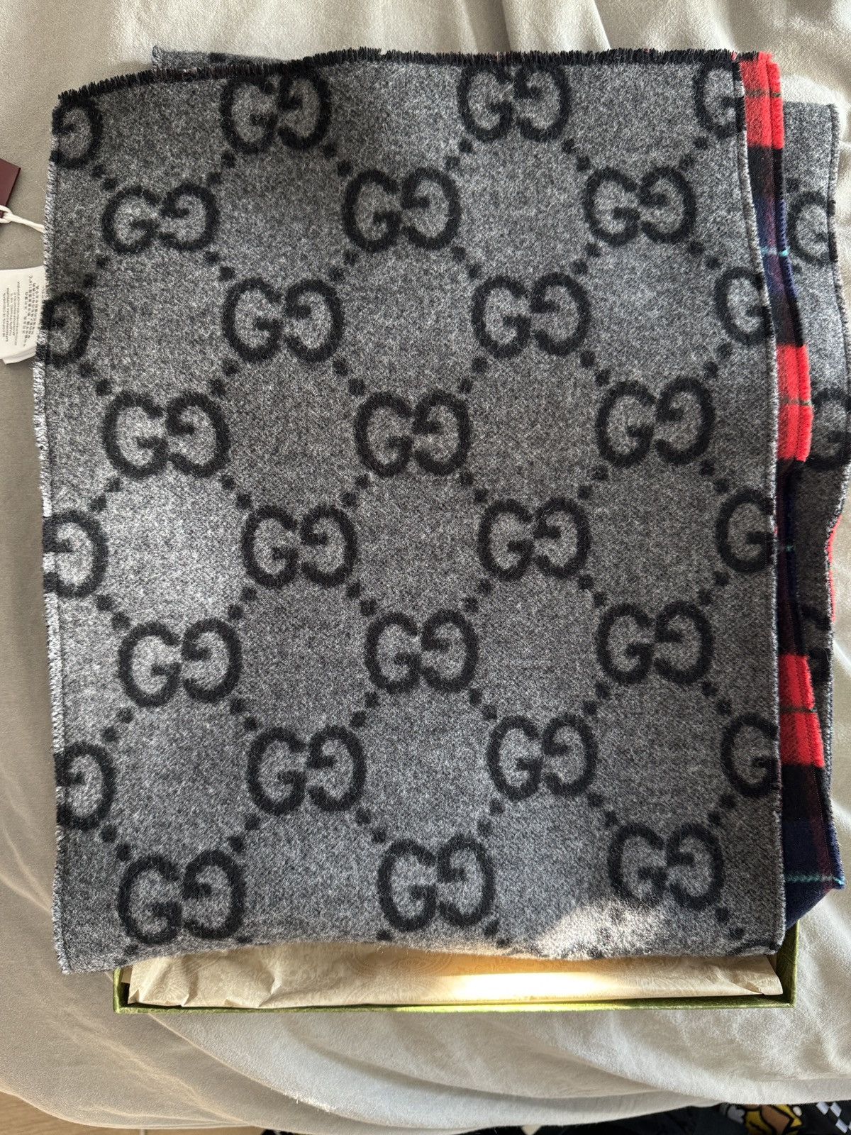Gucci Gucci monogram scarf Size ONE SIZE - 3 Thumbnail