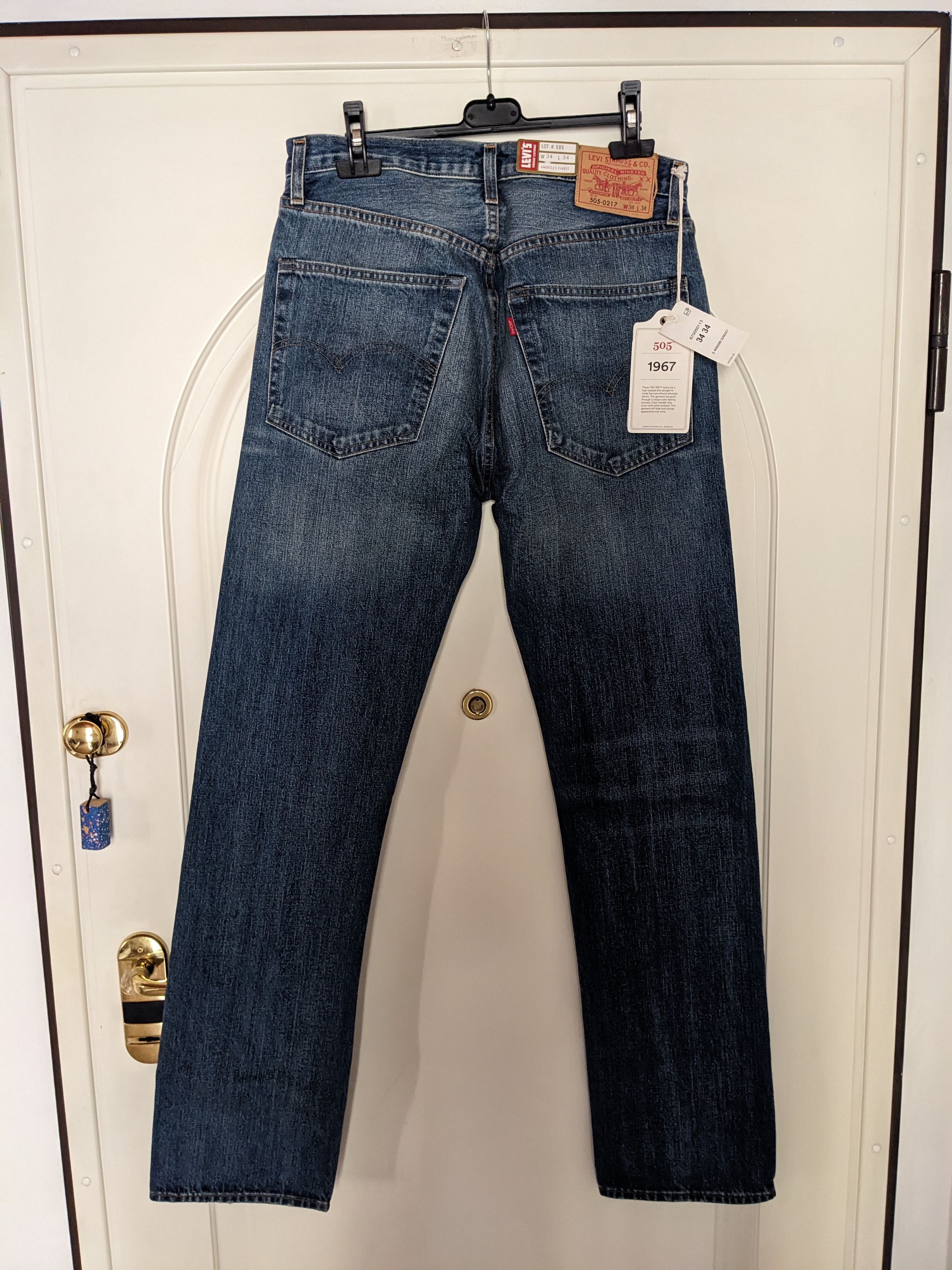 Levi's Vintage Clothing Selvedge 505-0217 Big E (1967) Size US 34 / EU 50 - 7 Thumbnail