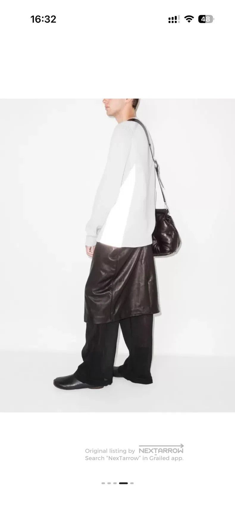 Helmut Lang Helmut Lang Ribbed Knit Contrast Reflective Sweater Size US XL / EU 56 / 4 - 9 Thumbnail
