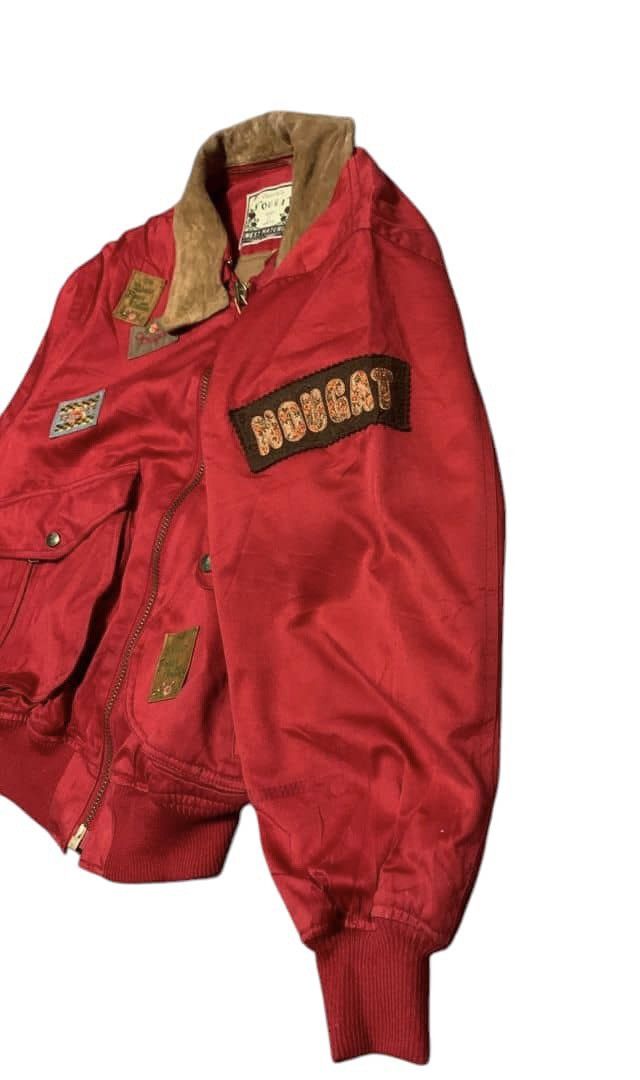 Japanese Brand Vintage Japanese Nougat Patches Bomber Jacket Nice Design Size US M / EU 48-50 / 2 - 4 Thumbnail
