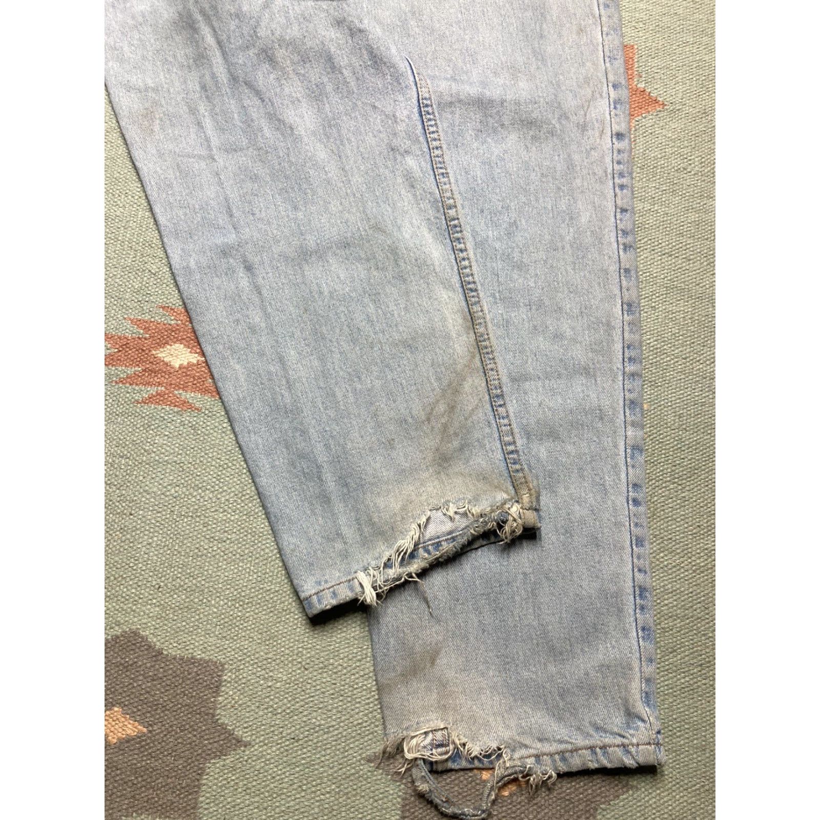 Levi's VINTAGE Levi’s Jeans 560 34x34 Tapered Loose Baggy 90s y2k skater faded grunge Mens Blue jeans Size US 34 / EU 50 - 3 Thumbnail
